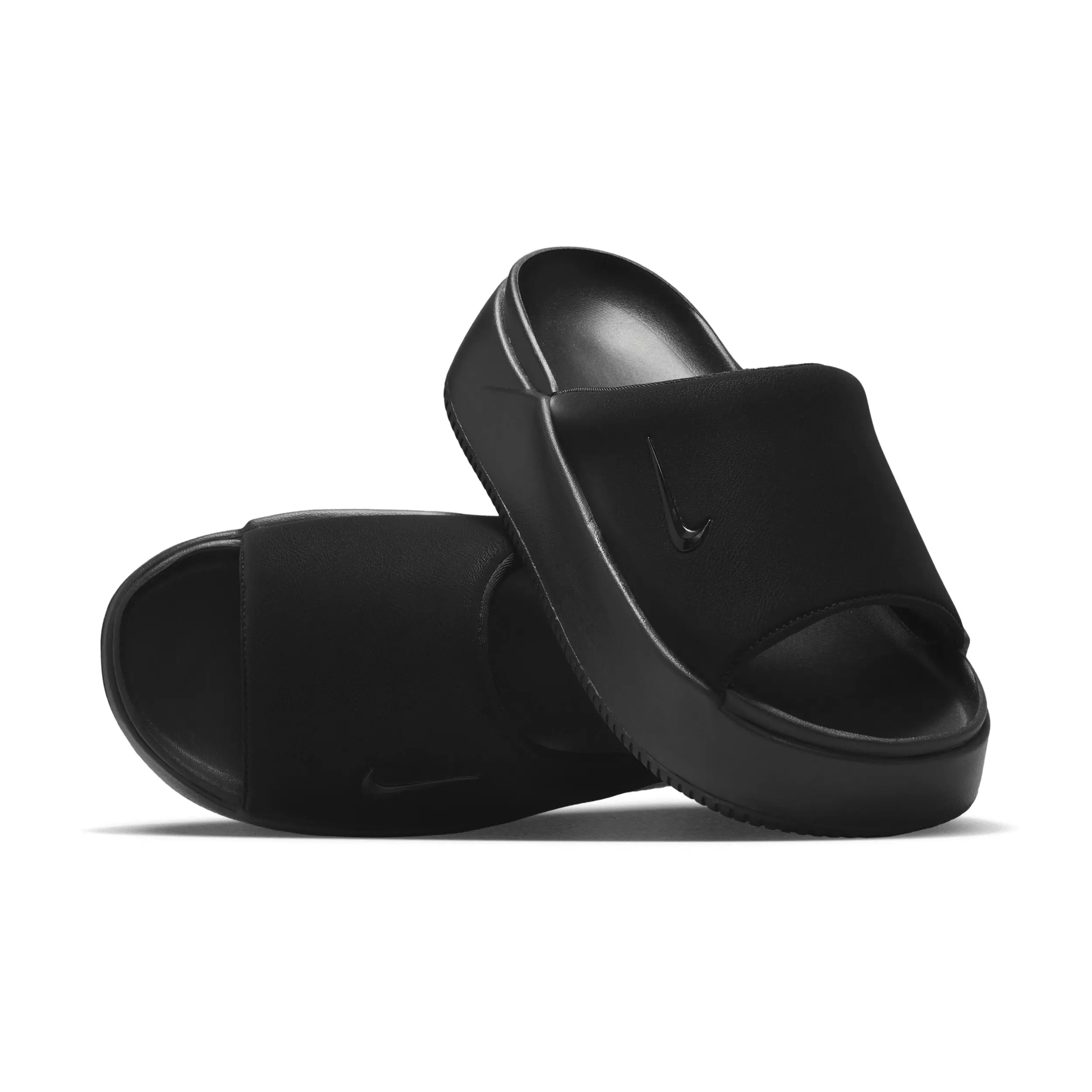 Nike Calm Elevation "Black/Black" Women's Slide - BLACK/BLACK