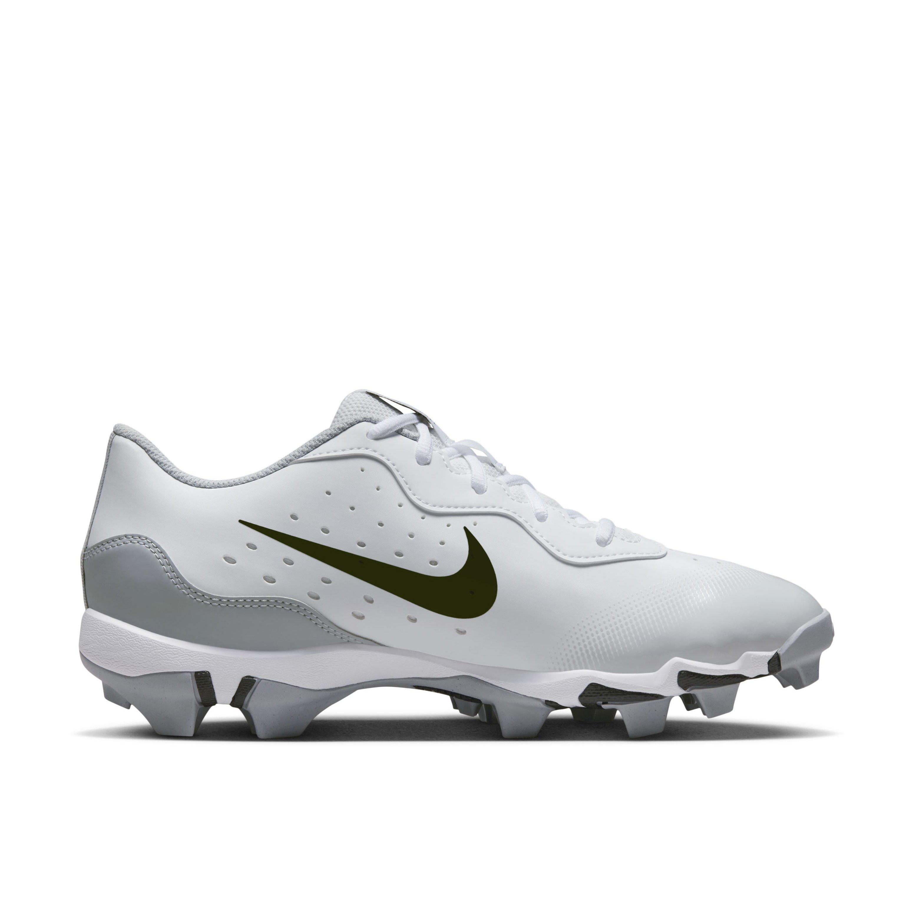 Nike Alpha Huarache 4 Keystone Wolf Grey/White Grade School Boys' Baseball  Cleat - Hibbett