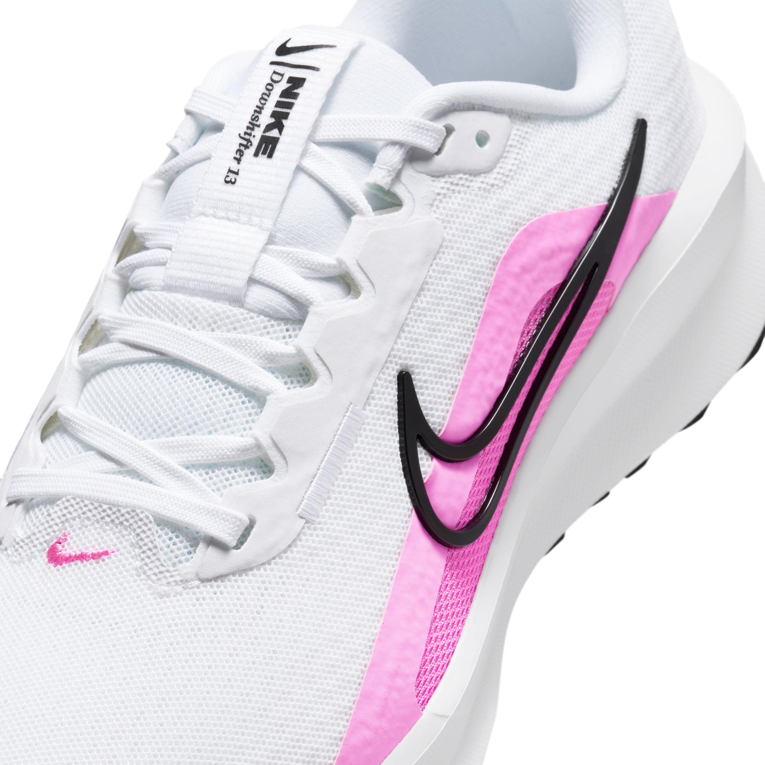Nike Downshifter 13 "White/Black/Pink Spell" Women's Running Shoe - WHITE/BLACK/PINK Thumbnail View 7