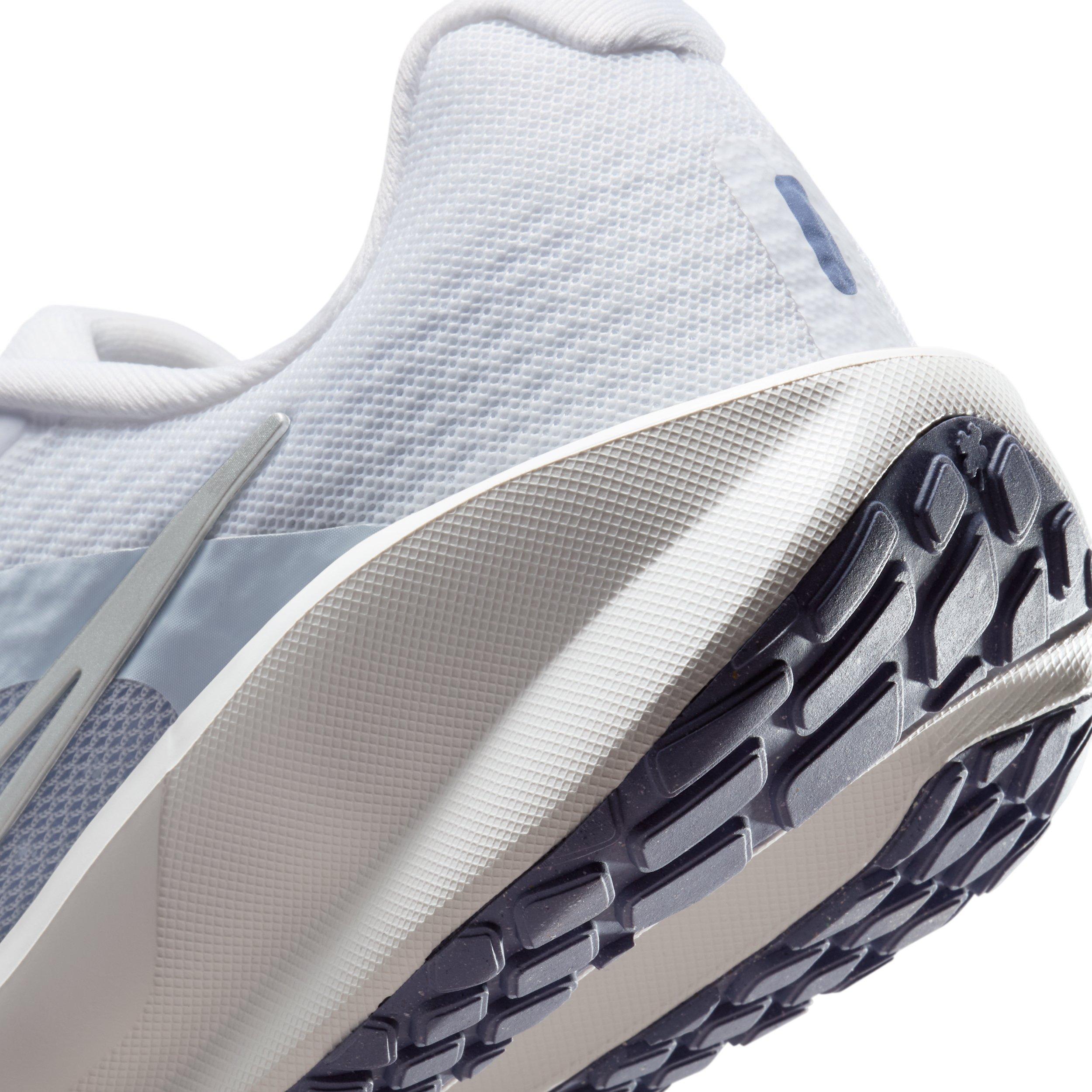 Nike Downshifter 13 "White/Football Grey/World Indigo/Metallic Silver" Women's Running Shoe - WHITE/GREY/INDIGO/SILVER Thumbnail View 8