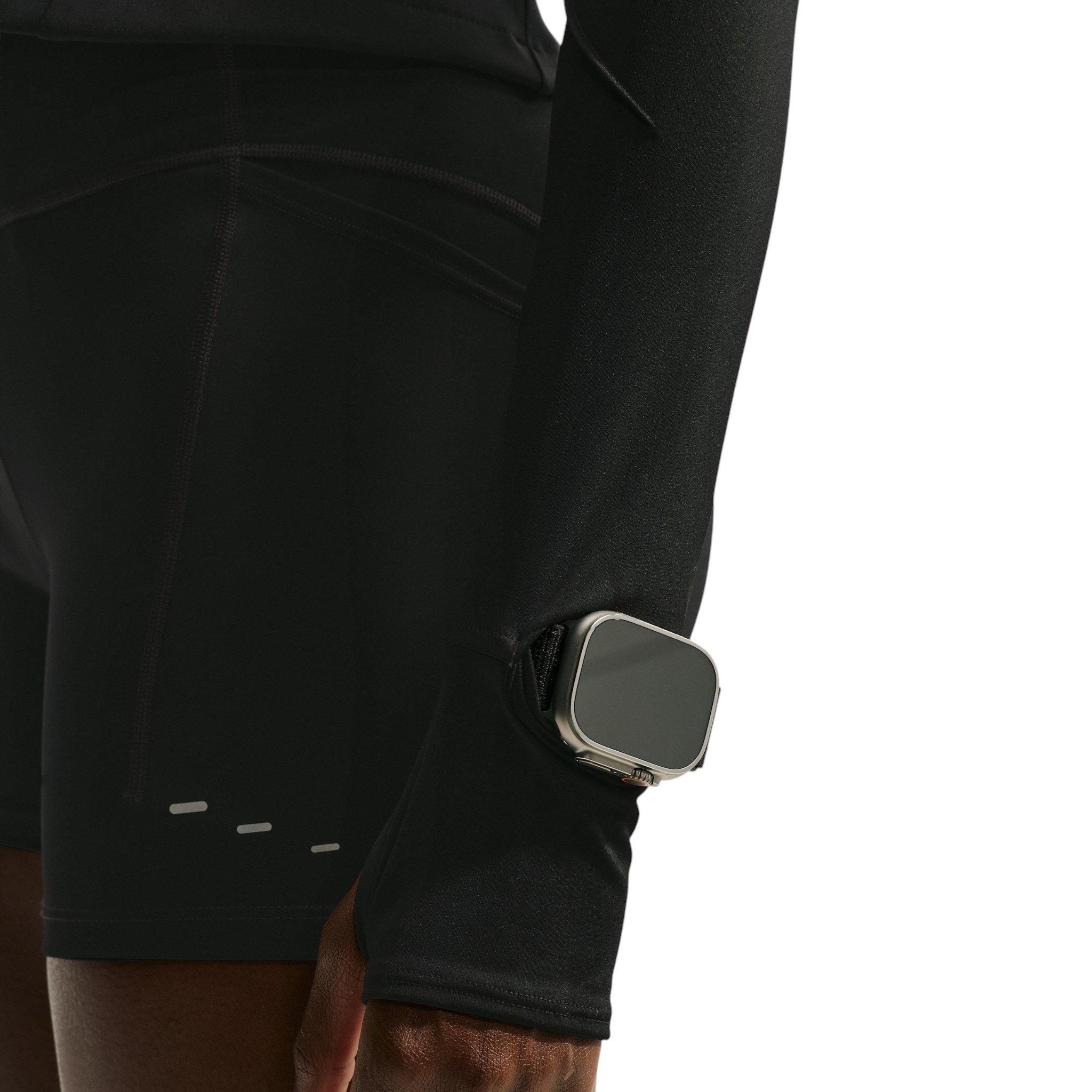 Nike Women's Swift Dri-FIT Full-Zip Running Jacket - Black - BLACK