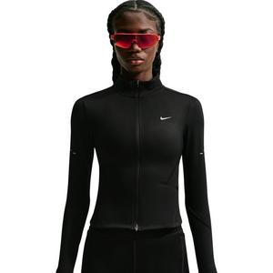 Nike Women's Swift Dri-FIT Full-Zip Running Jacket - Black - BLACK