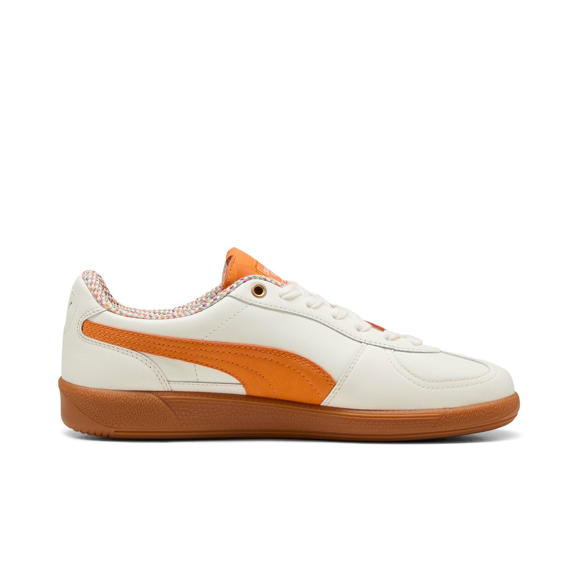 PUMA Palermo Squid Game "Warm White/Pumpkin Pie" Men's Shoe - WHITE/PUMPKIN Thumbnail View 1