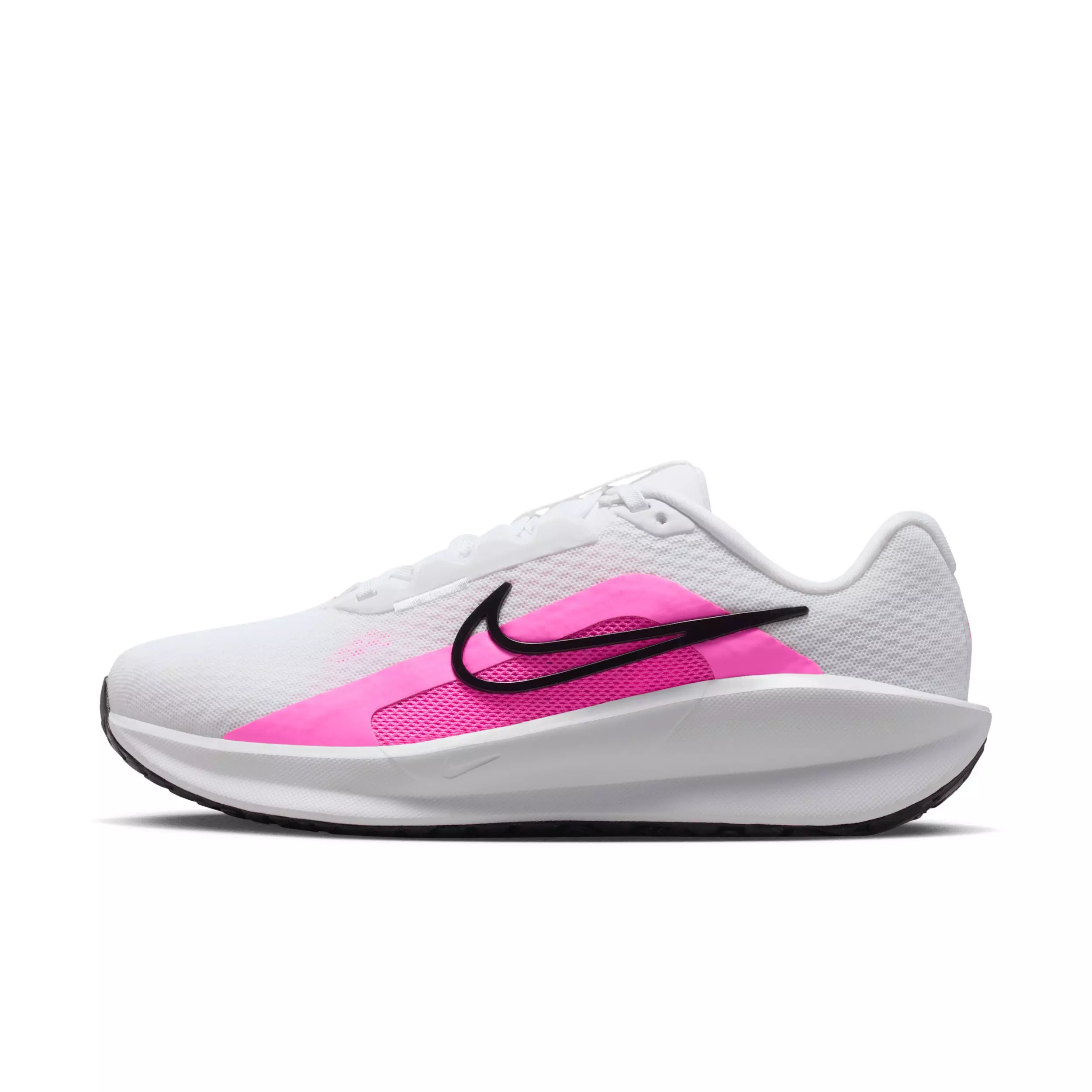 Nike Downshifter 13 "White/Black/Pink Spell" Women's Wide Running Shoe - WHITE/BLACK/PINK