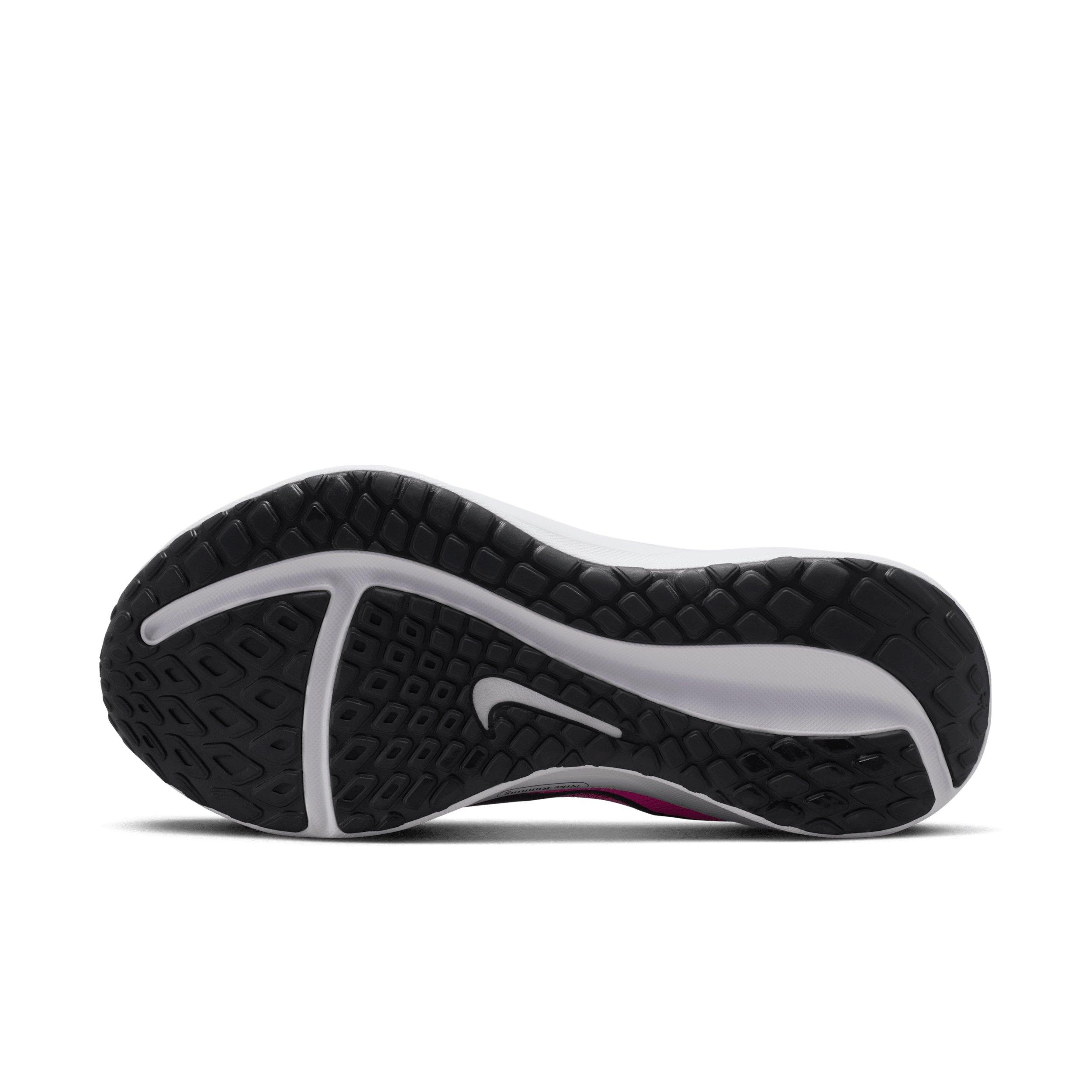 Nike Downshifter 13 "White/Black/Pink Spell" Women's Wide Running Shoe - WHITE/BLACK/PINK Thumbnail View 6