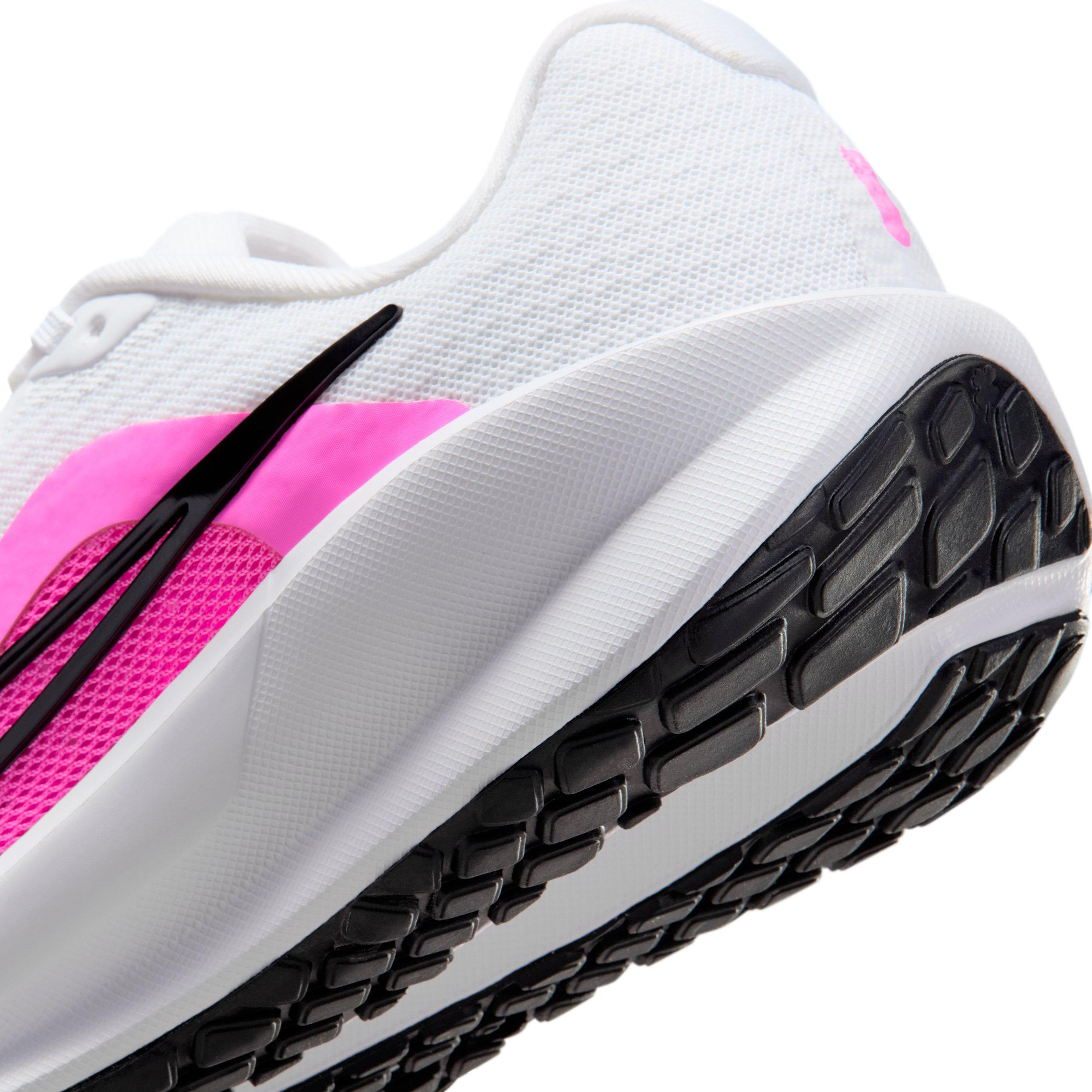 Nike Downshifter 13 "White/Black/Pink Spell" Women's Wide Running Shoe - WHITE/BLACK/PINK Thumbnail View 8