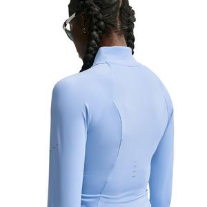 Nike Women's Swift Dri-FIT Full-Zip Running Jacket - Blue - BLUE