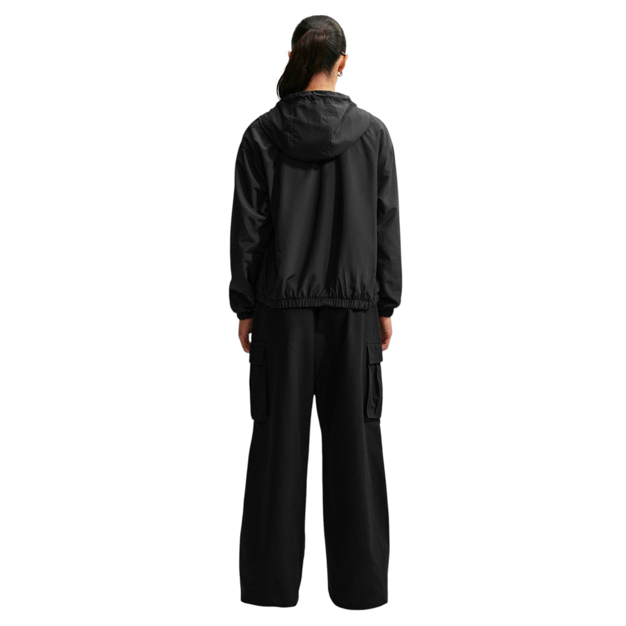 Nike Women's Sportswear Loose Hooded UV Jacket - Black - BLACK
