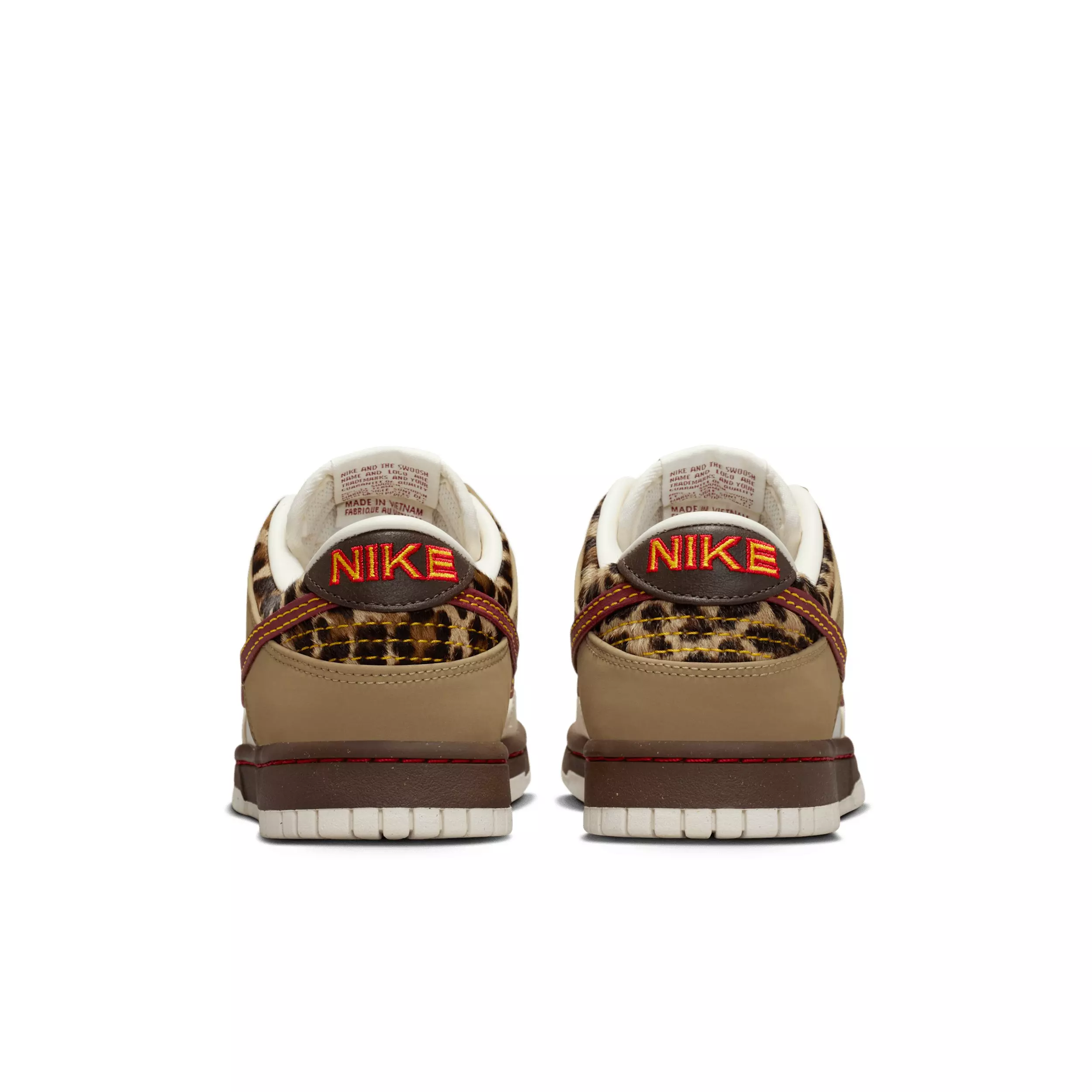 Nike Dunk Low "Khaki/Baroque Brown/Pearl White/Team Red" Women's Shoe - KHAKI/BROWN/WHITE/RED