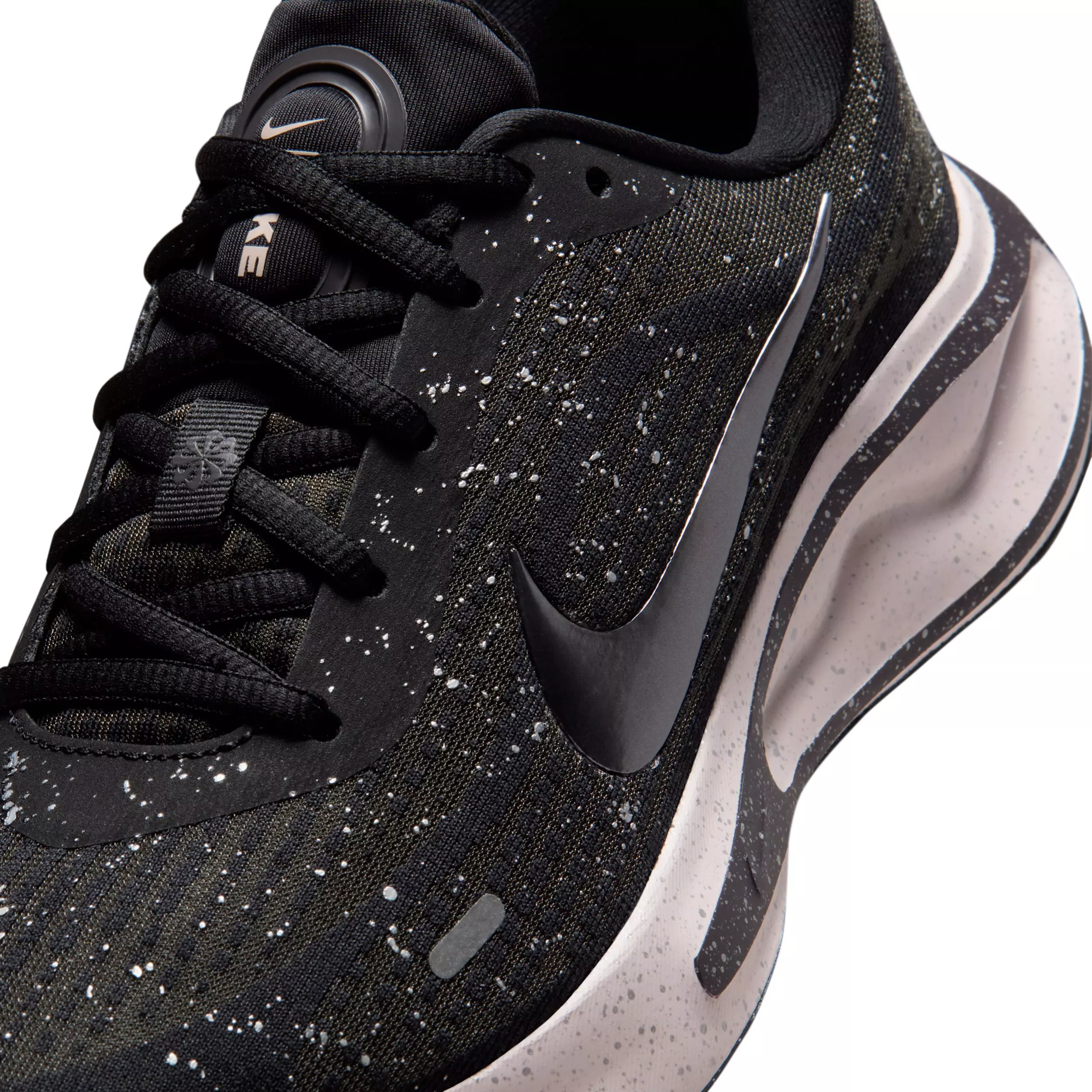 Nike Journey Run "Black/Metallic Silver/Cave Purple/Metallic Dark Grey" Women's Running Shoe - BLACK/SILVER/PURPLE/DK GREY