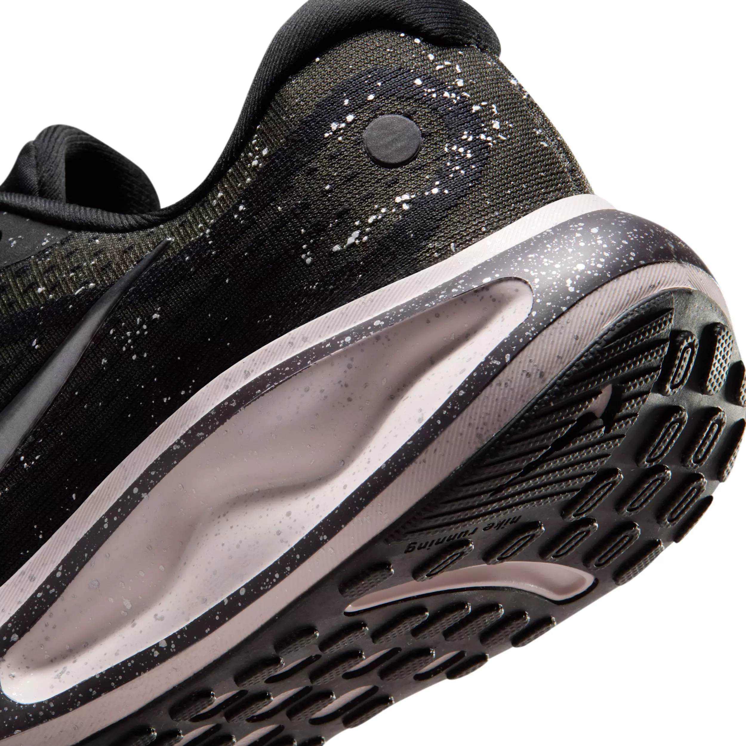 Nike Journey Run "Black/Metallic Silver/Cave Purple/Metallic Dark Grey" Women's Running Shoe - BLACK/SILVER/PURPLE/DK GREY