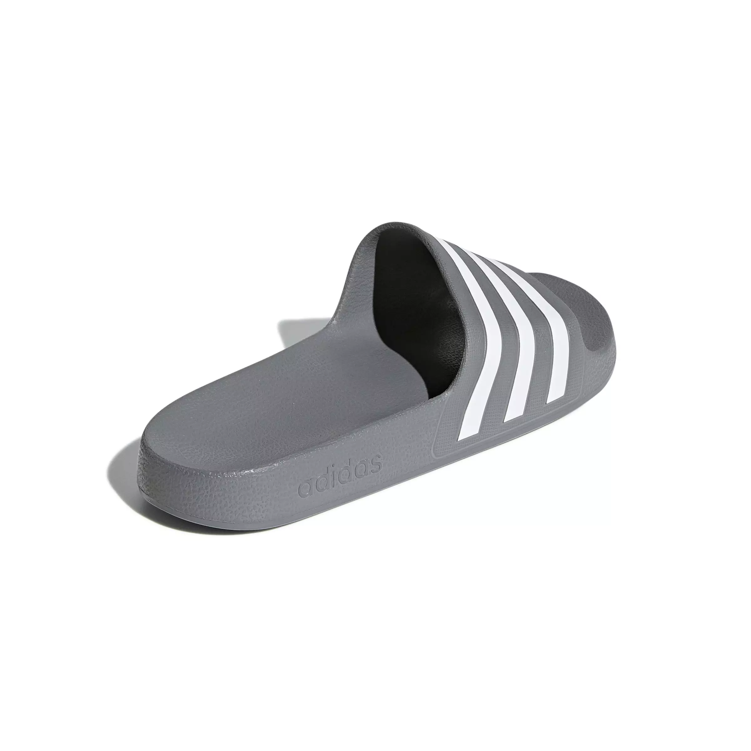 adidas Adilette Aqua "Grey Three/Ftwr White/Grey Three" Unisex Slide - GREY