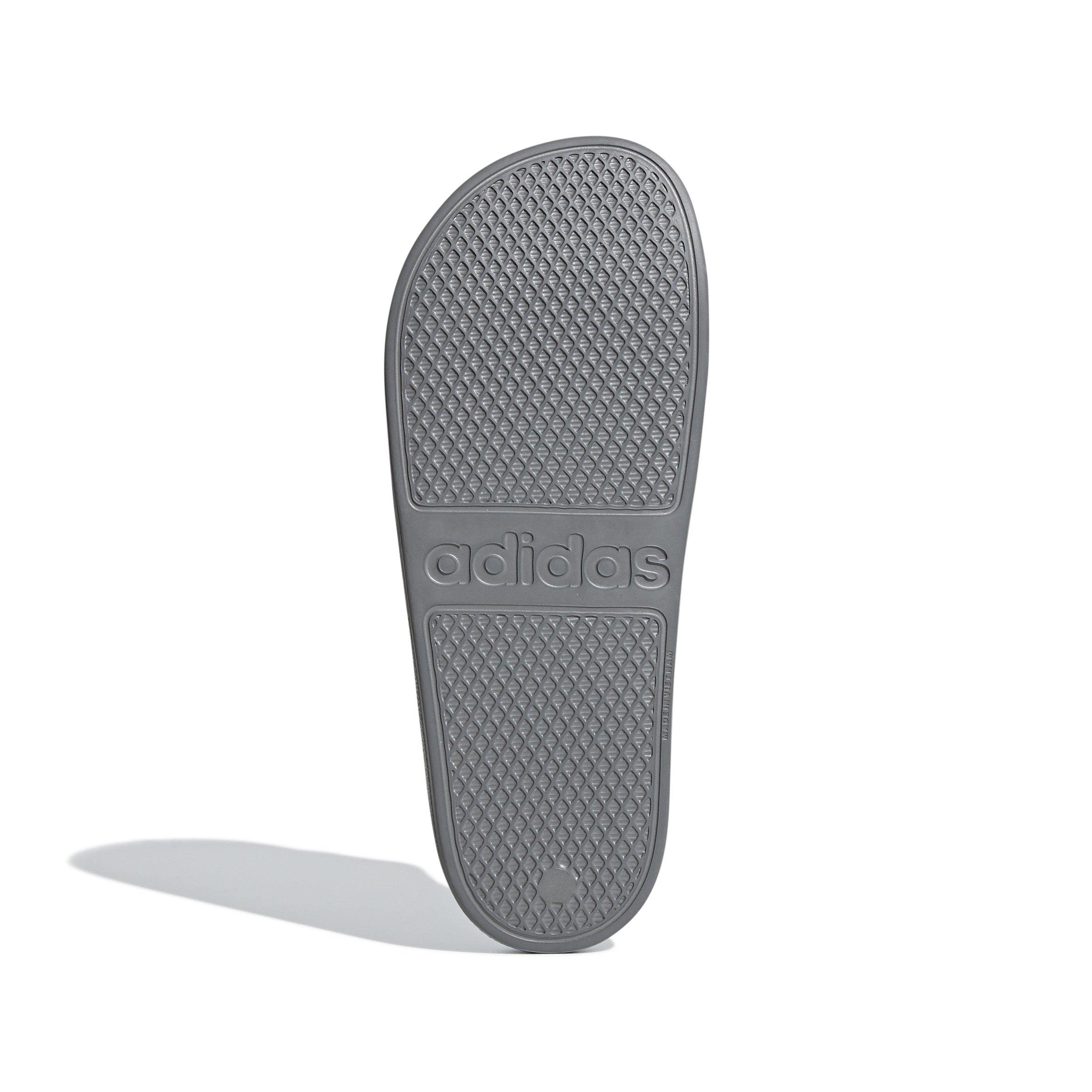 adidas Adilette Aqua "Grey Three/Ftwr White/Grey Three" Unisex Slide - GREY Thumbnail View 6