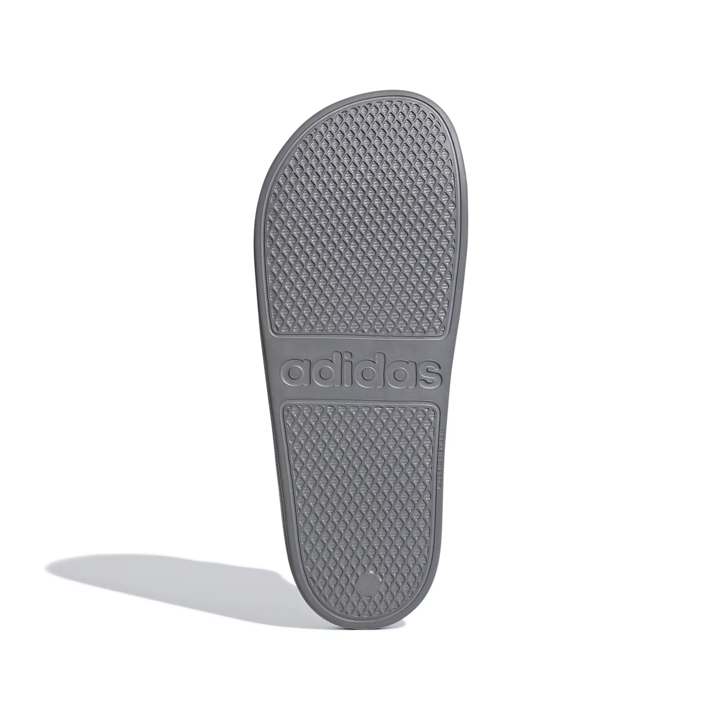 adidas Adilette Aqua "Grey Three/Ftwr White/Grey Three" Unisex Slide - GREY
