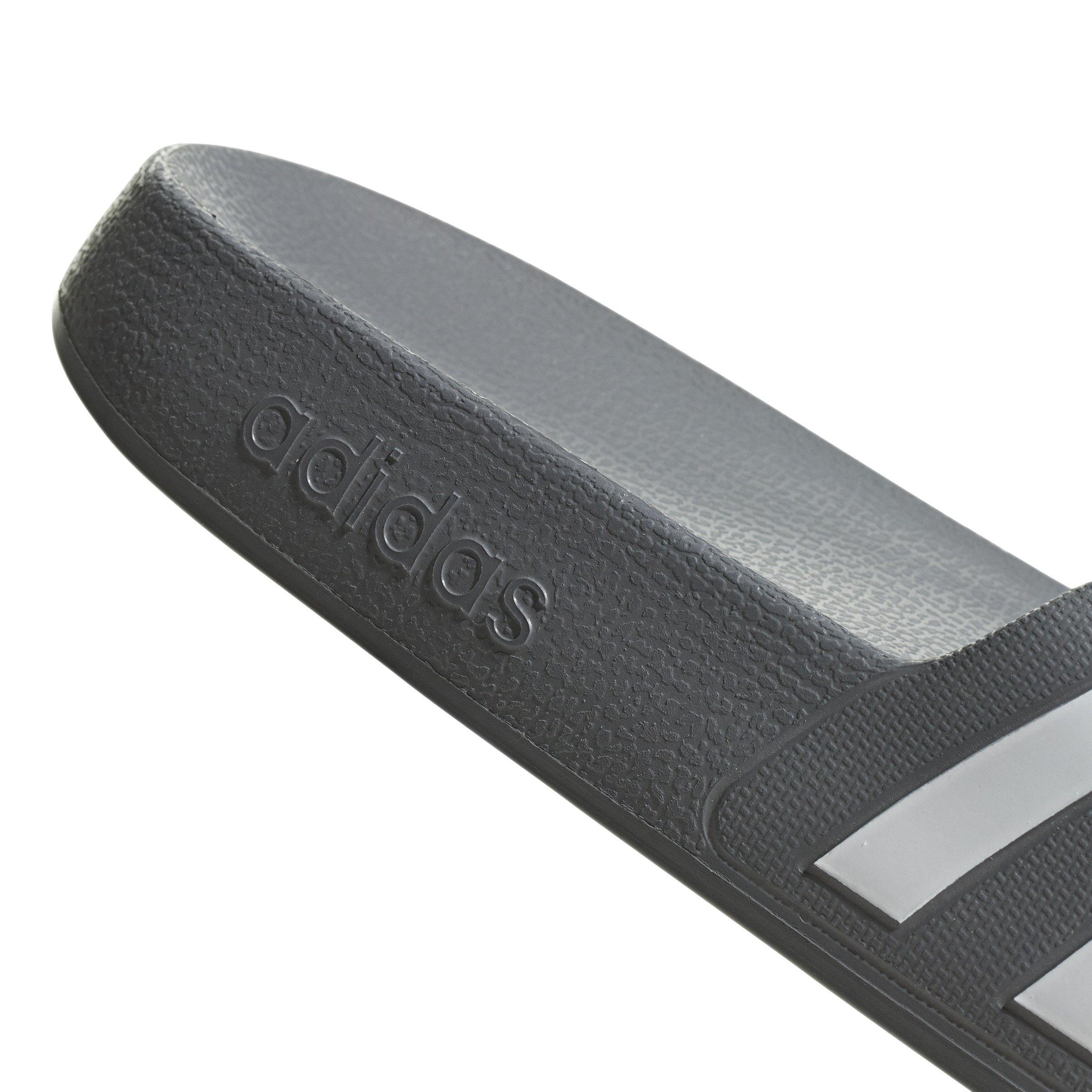 adidas Adilette Aqua "Grey Three/Ftwr White/Grey Three" Unisex Slide - GREY Thumbnail View 8
