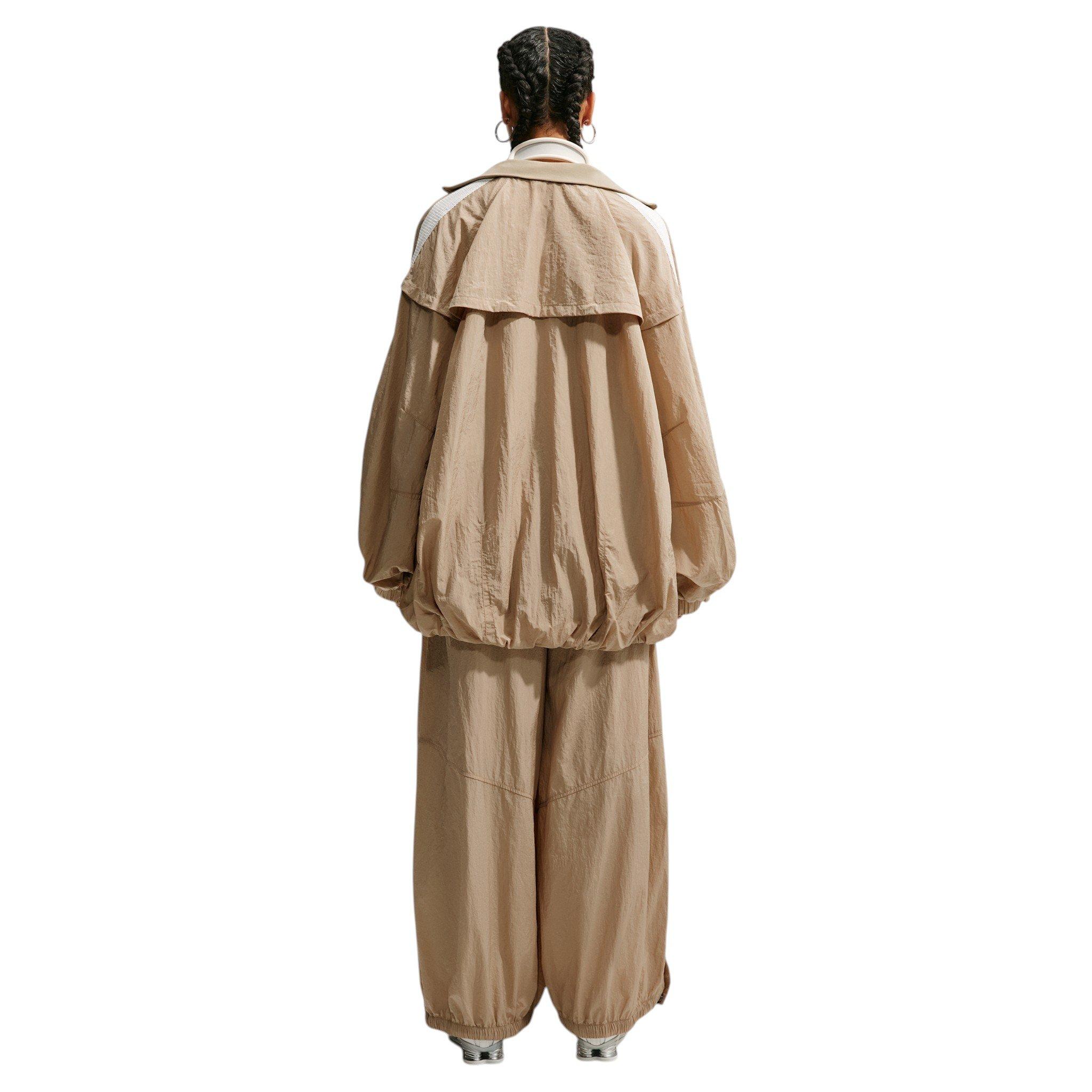 Nike Women's Sportswear Oversized Balloon Track Jacket - Beige - BEIGE