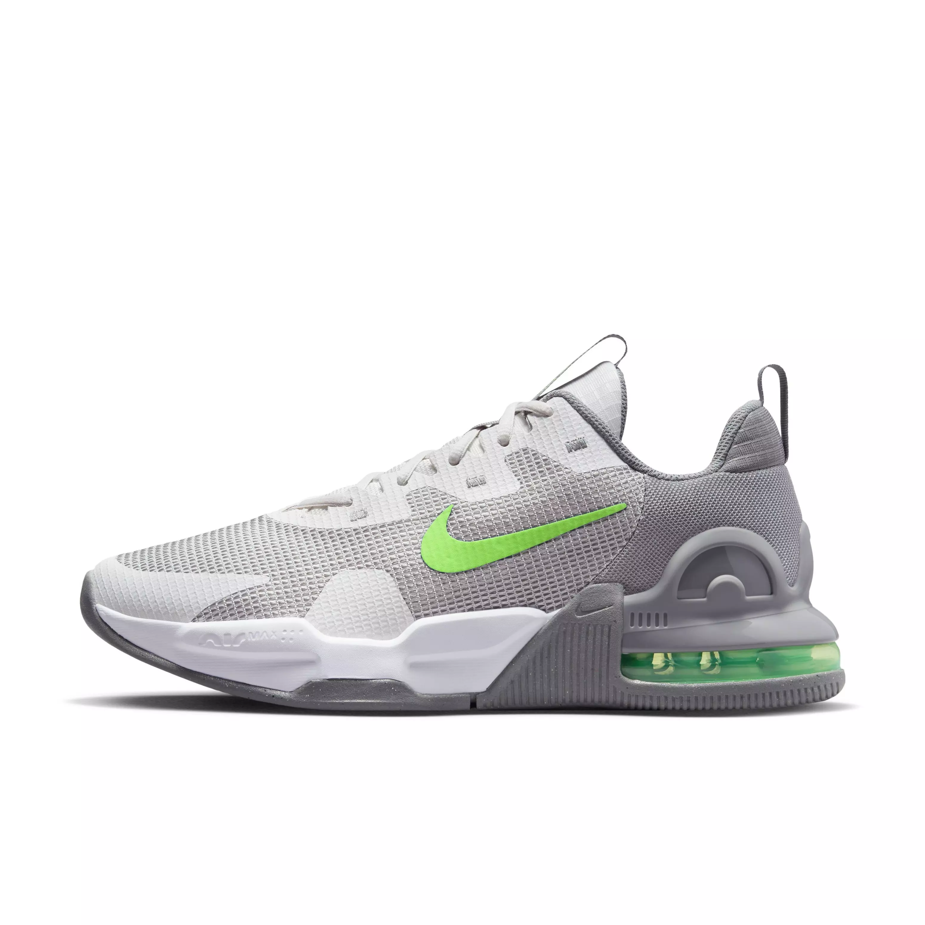 Nike Air Max Alpha Trainer 5 "Phantom/White/Flat Pewter/Green Strike" Men's Training Shoe - PHANTOM/WHITE/PEWTER/GREEN