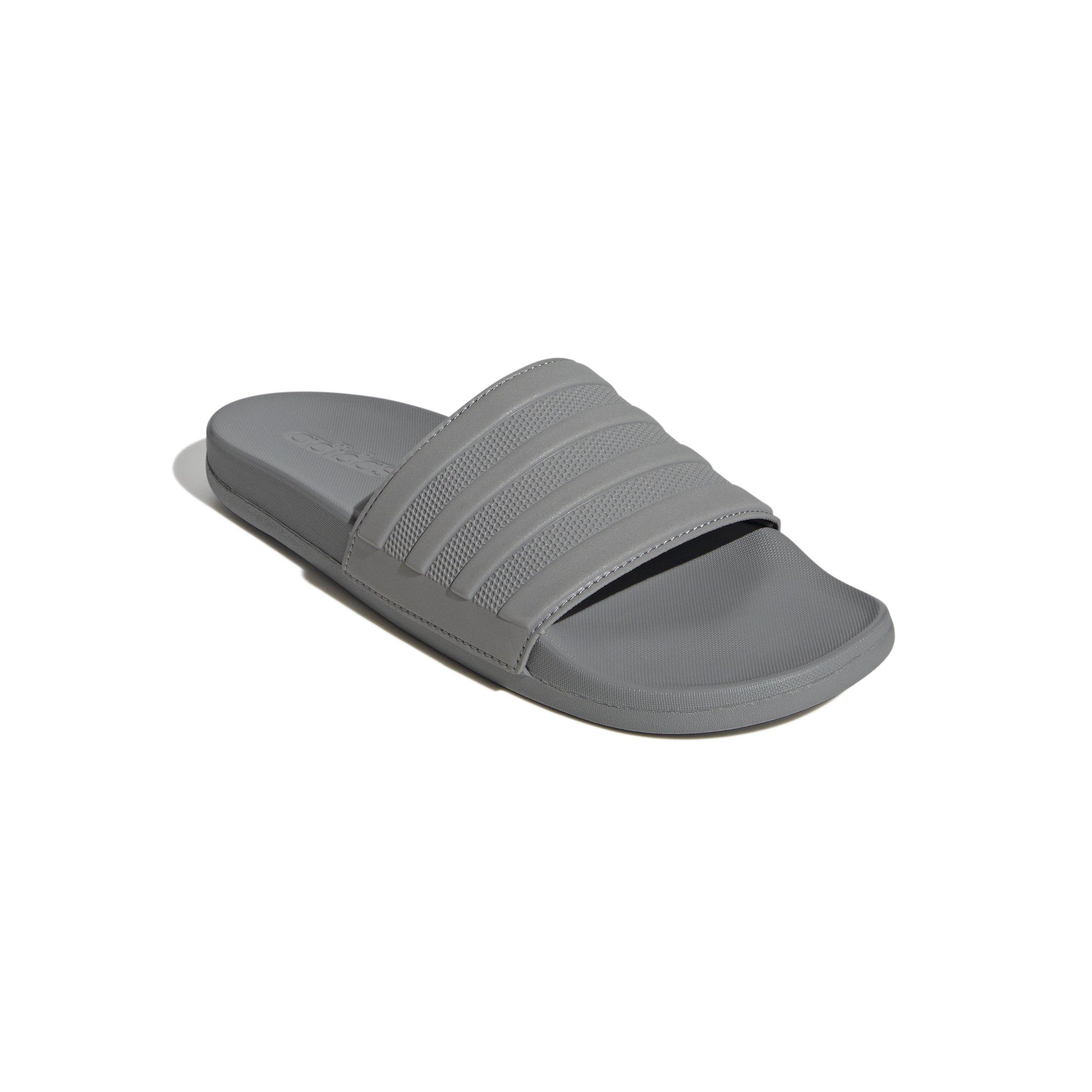 adidas Adilette Comfort "Ch Solid Grey/Ch Solid Grey/Ch Solid Grey" Unisex Slide - GREY Thumbnail View 3