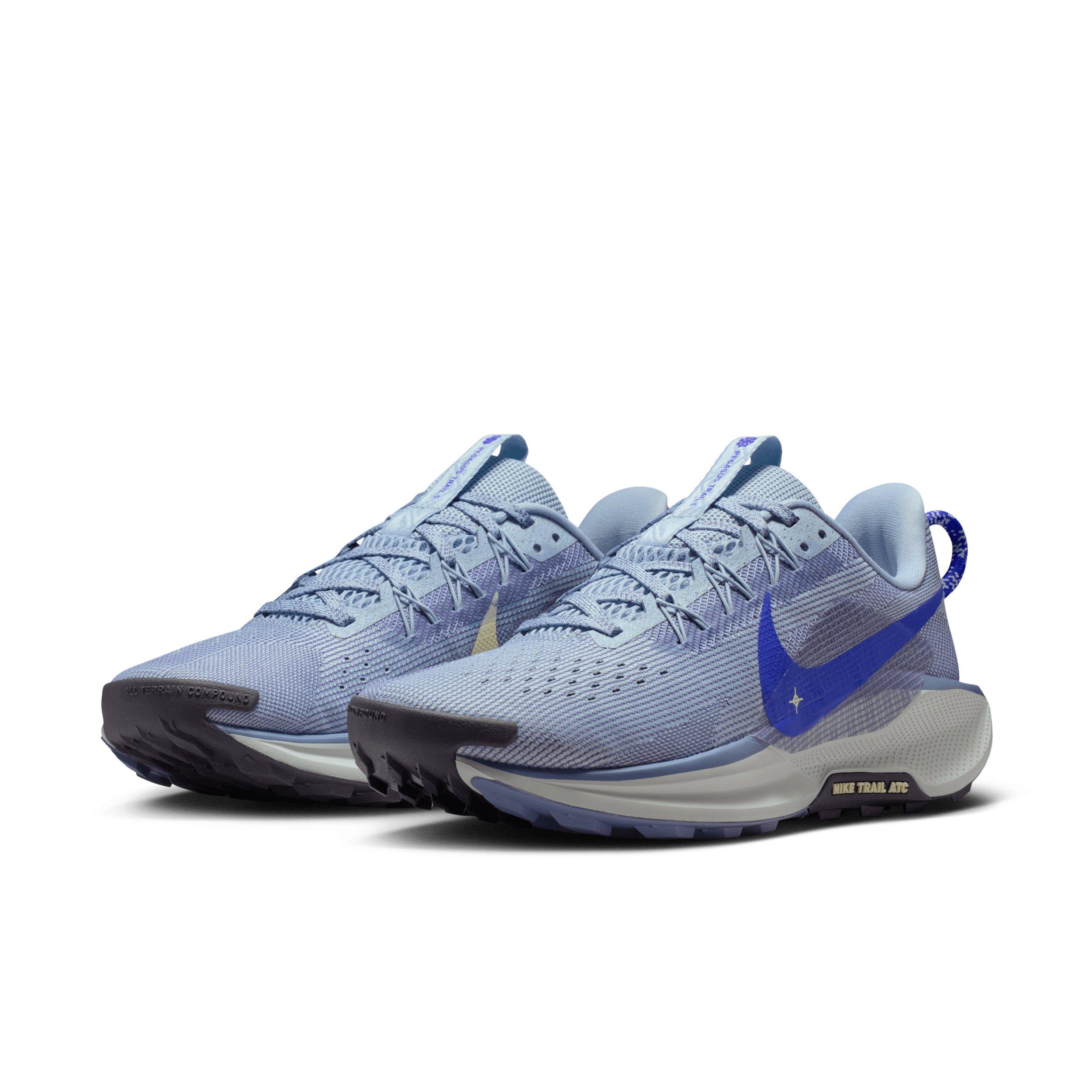 Nike Pegasus Trail 5 "Light Armory Blue/Indigo/Cave Purple/Racer Blue" Women's Trail Running Shoe - LT BLUE/INDIGO/PURPLE/BLUE Thumbnail View 3