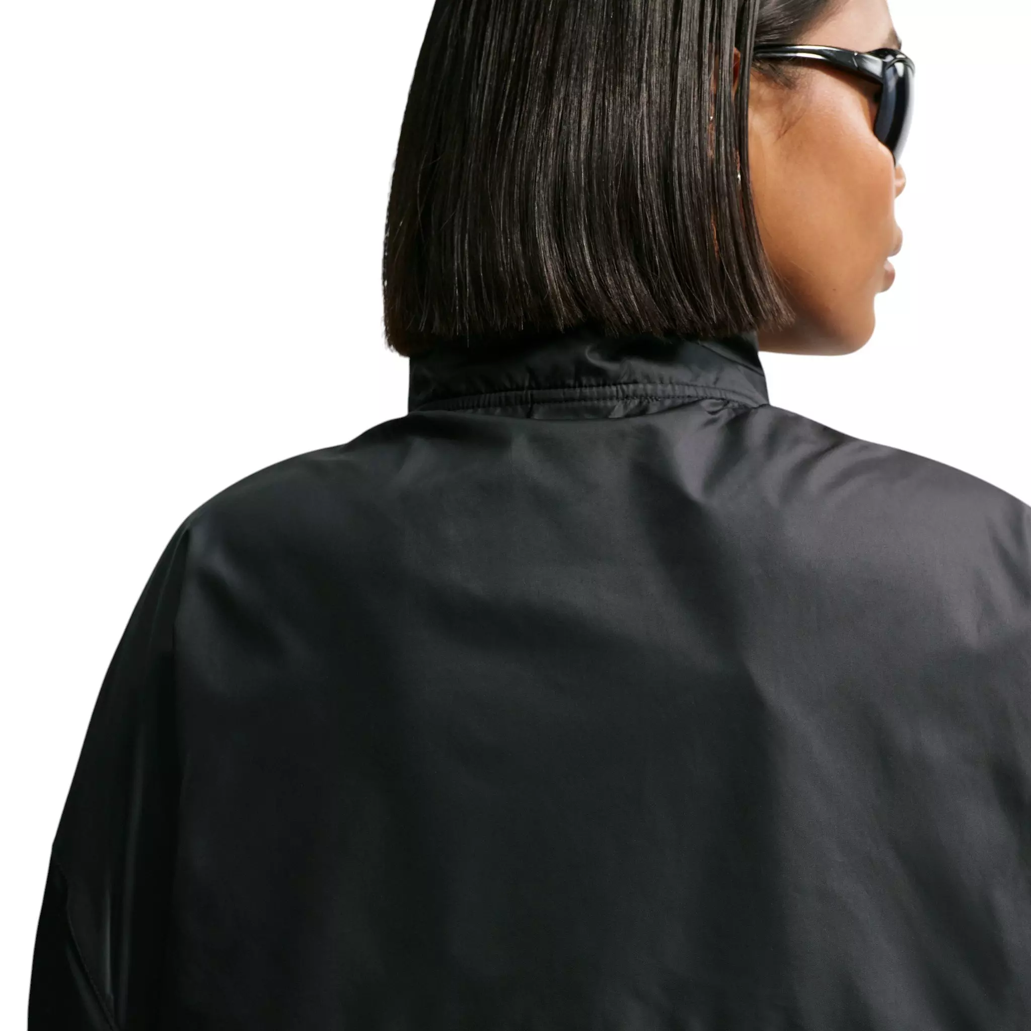 Nike Women's Sportswear Oversized Repel Windbreaker - Black - BLACK