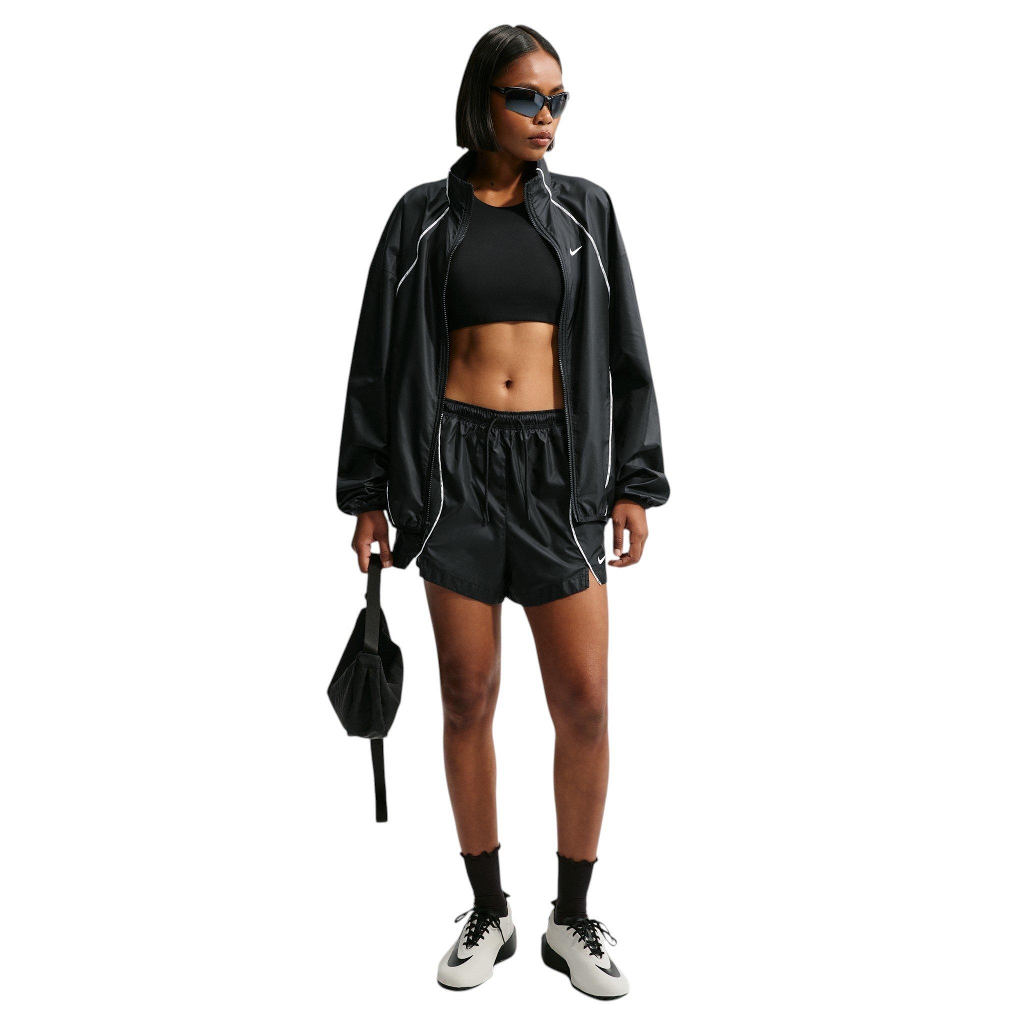 Nike Women's Sportswear Oversized Repel Windbreaker - Black - BLACK