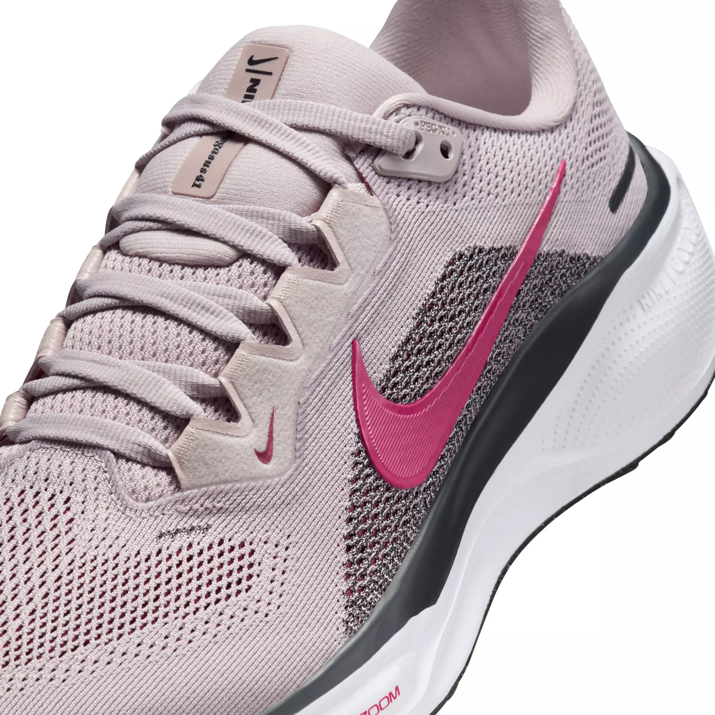 Nike Pegasus 41 "Platinum Violet/Off Noir/Silt Red/Sweet Beet" Women's Running Shoe - PLATINUM/OFF NOIR/RED/BEET