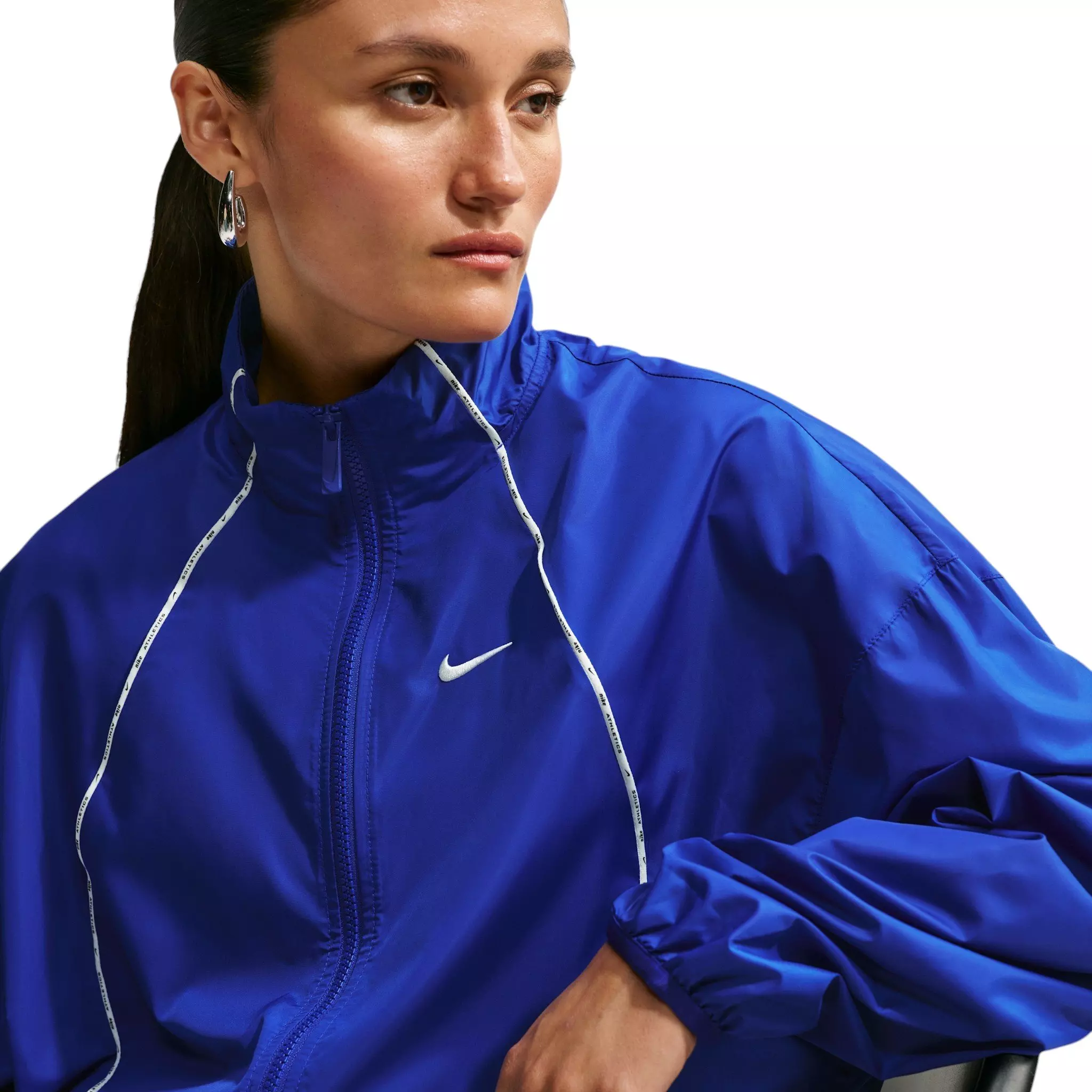 Nike Women's Sportswear Oversized Repel Windbreaker - Royal - ROYAL
