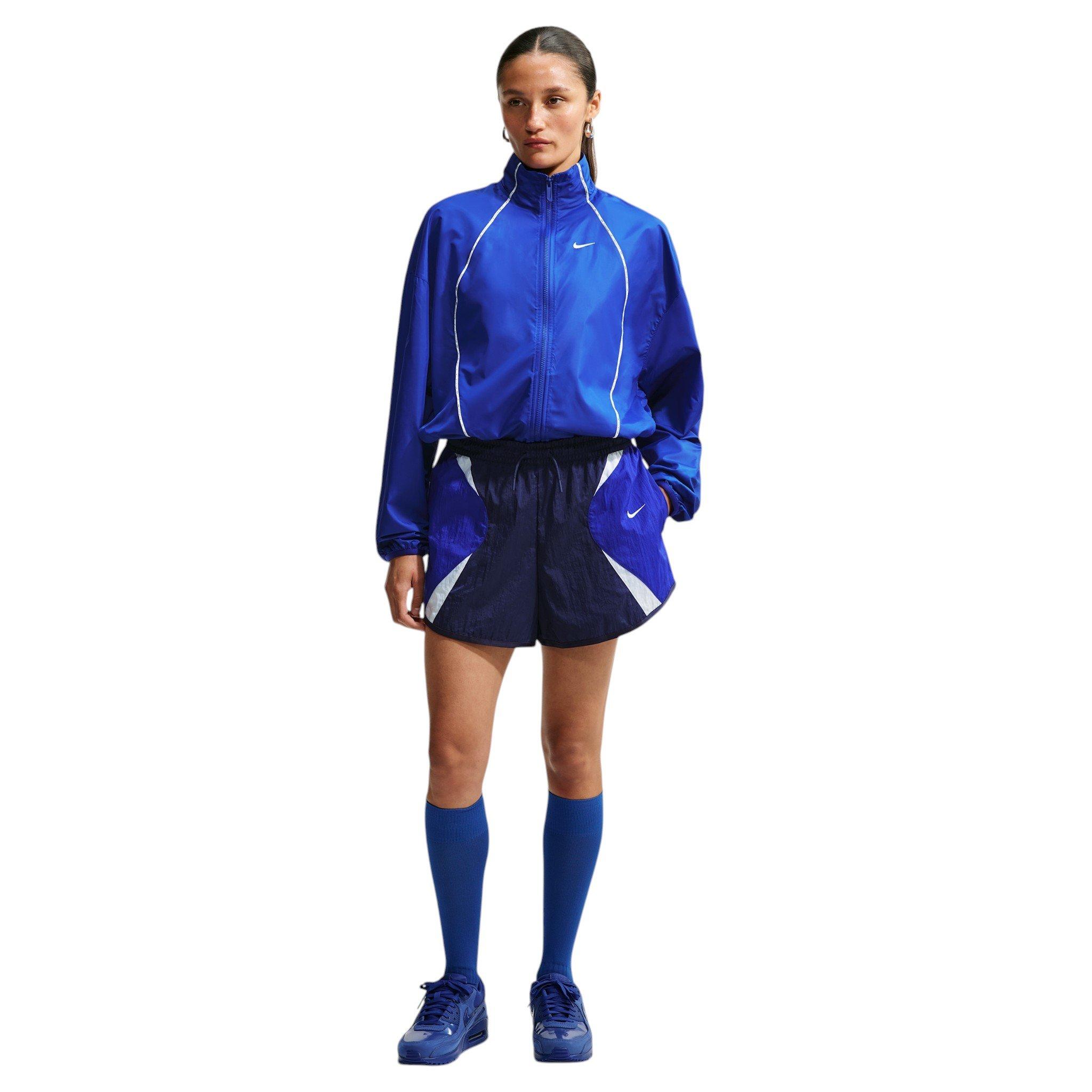 Nike Women's Sportswear Oversized Repel Windbreaker - Royal - ROYAL