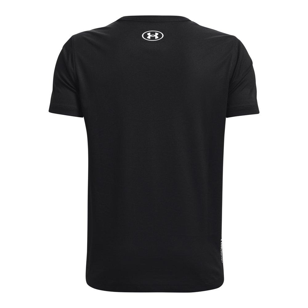 Under Armour Big Kids' CoolSwitch Short Sleeve Shirt-Black