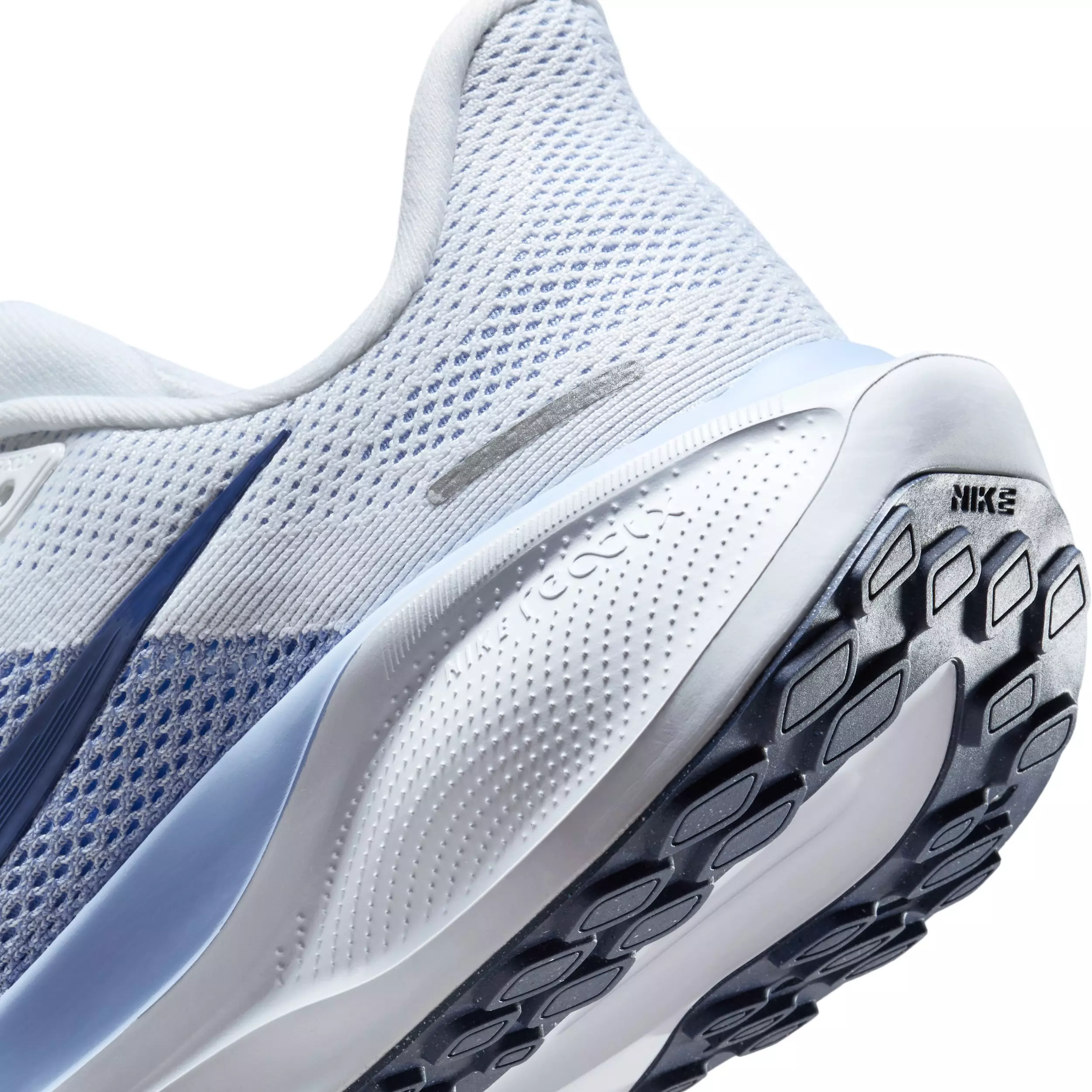 Nike Pegasus 41 "White/Aluminum/Football Grey/Diffused Blue" Women's Running Shoe - WHITE/ALUMINUM/GREY/BLUE