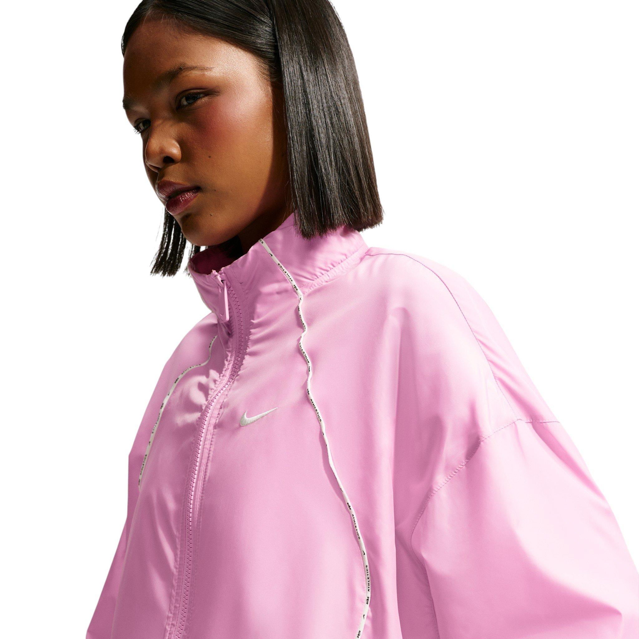 Nike Women's Sportswear Oversized Repel Windbreaker - Pink - PINK