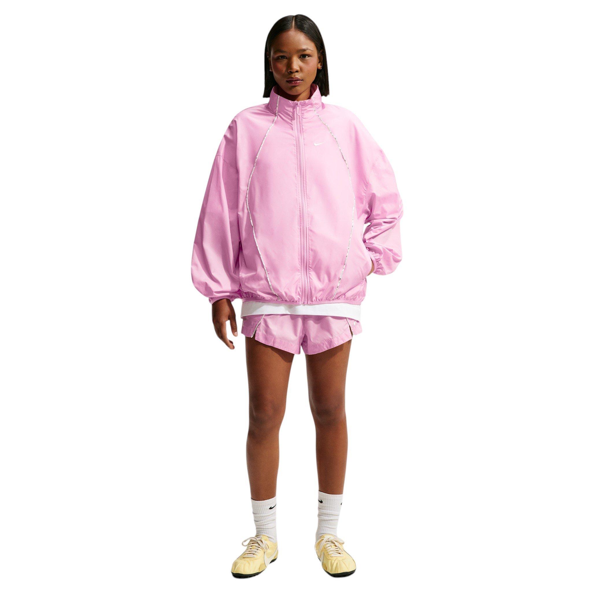 Nike Women's Sportswear Oversized Repel Windbreaker - Pink - PINK