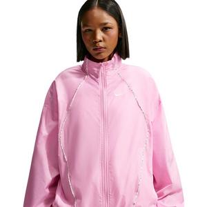 Nike Women's Sportswear Oversized Repel Windbreaker - Pink - PINK