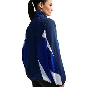 Nike Women's Sportswear Oversized Track Jacket - Navy/Royal/White - NAVY/ROYAL/WHITE