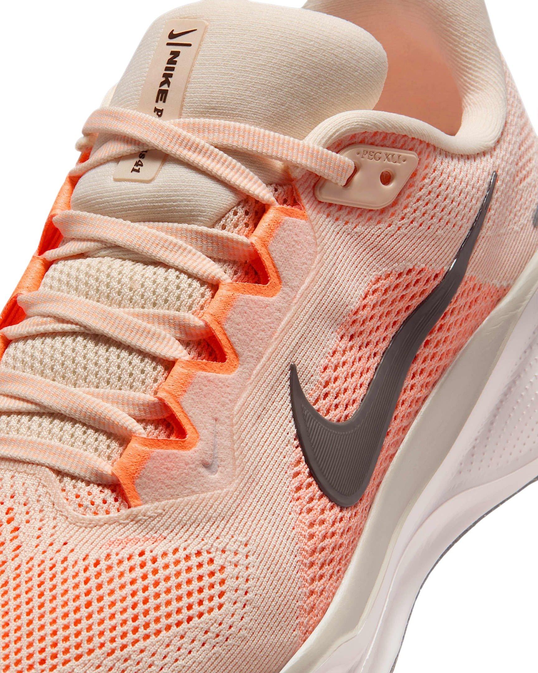 Nike Pegasus 41 "Guava Ice/Orange Pulse/Malt/Cave Stone" Women's Wide Running Shoe - GUAVA/ORANGE/MALT/STONE Thumbnail View 7