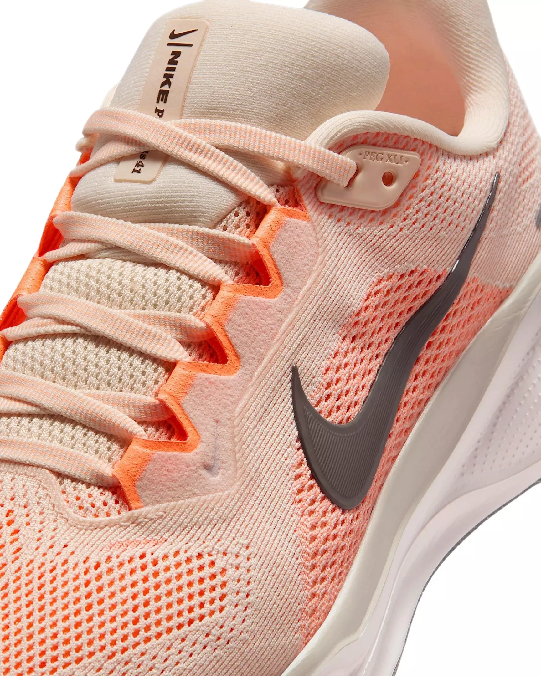 Nike Pegasus 41 "Guava Ice/Orange Pulse/Malt/Cave Stone" Women's Wide Running Shoe - GUAVA/ORANGE/MALT/STONE
