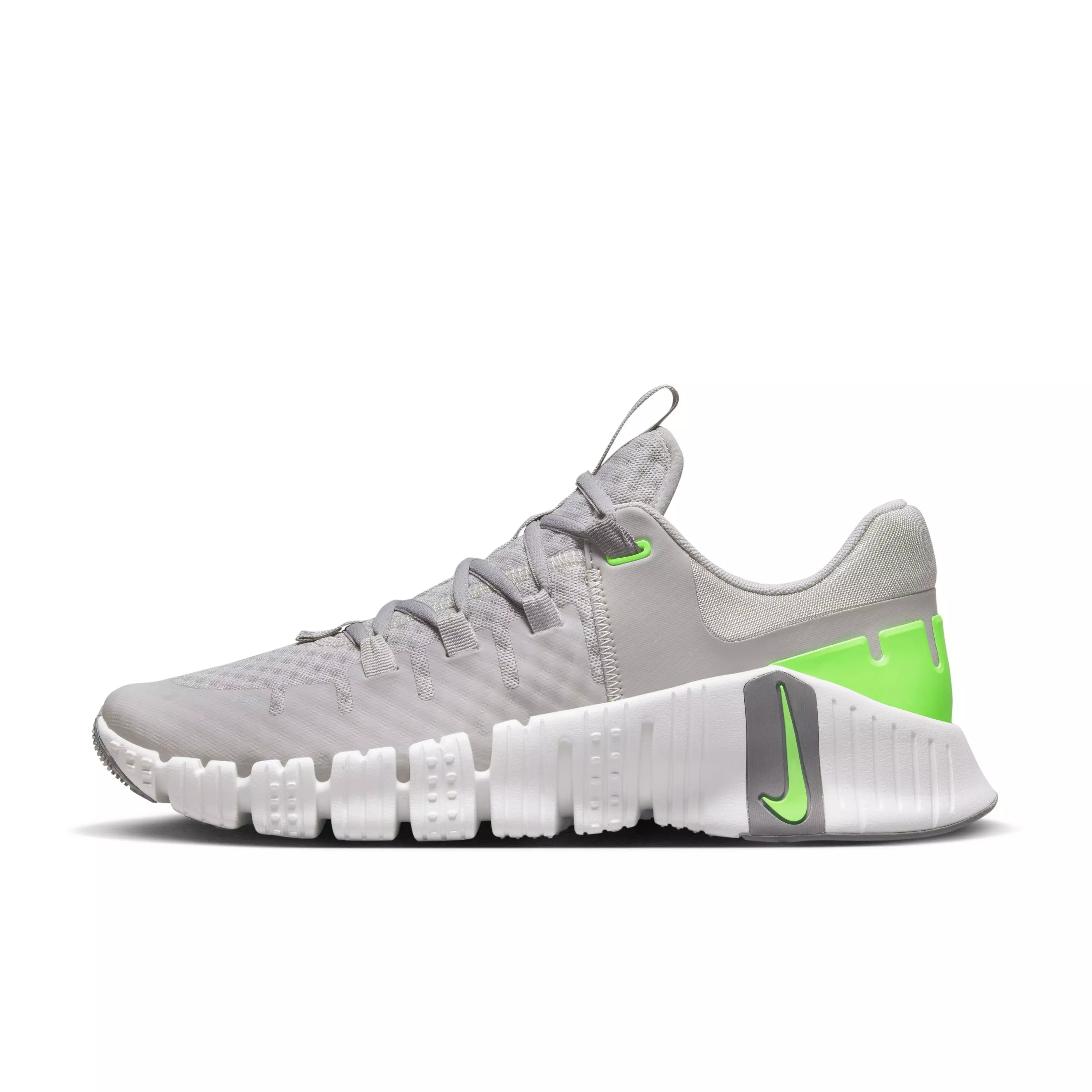 Nike Free Metcon 5 "Light Iron Ore/Phantom/Flat Pewter/Green Strike" Men's Training Shoe - IRON/PHANTOM/PEWTER/GREEN