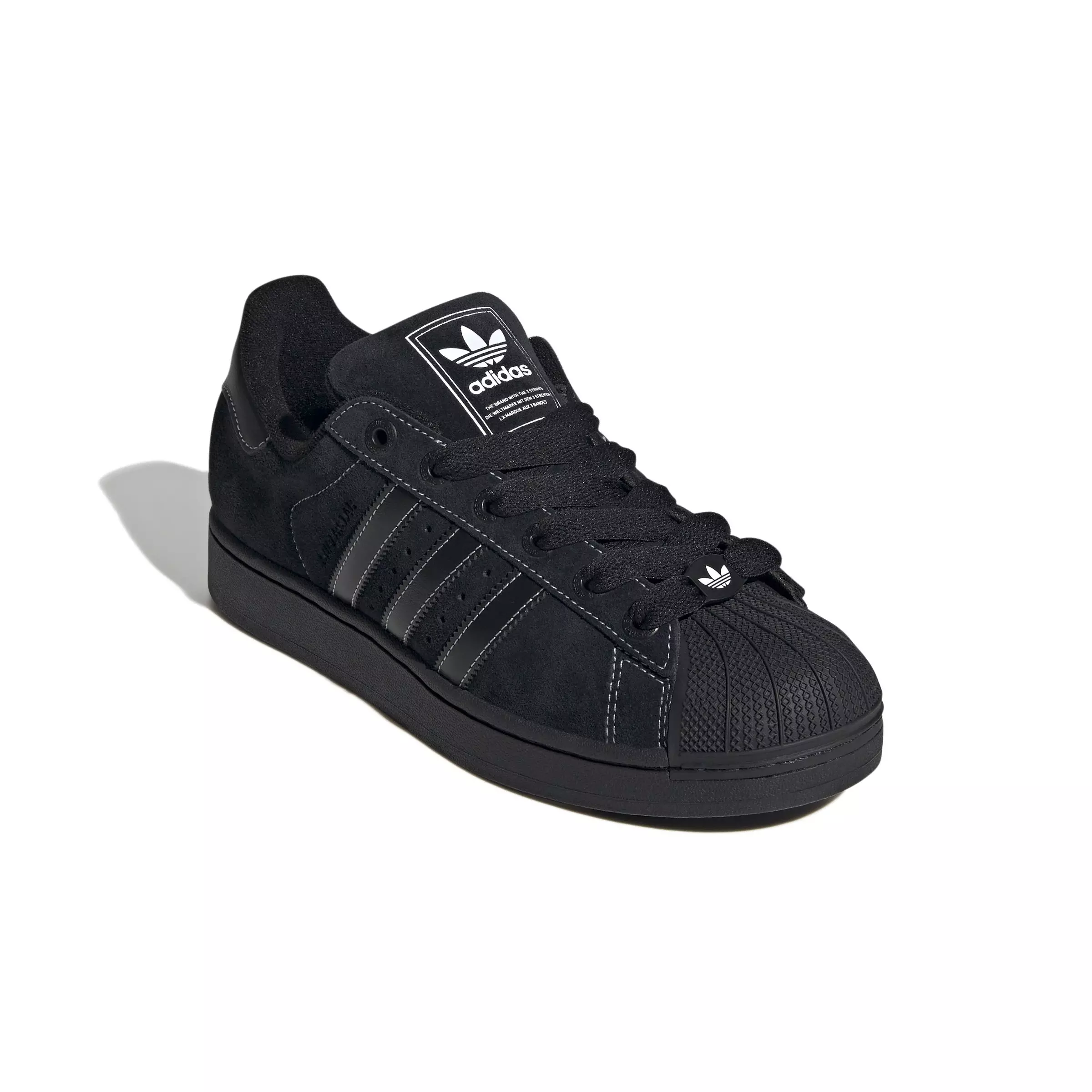 adidas Originals Superstar II "Core Black/Core Black/Ftwr White" Unisex Shoe - BLACK