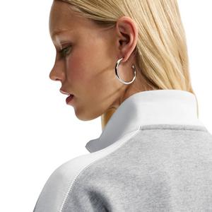 Nike Women's Studio Fleece Med-Weight "Nike Run Club" Track Jacket - Dk Grey - DK GREY