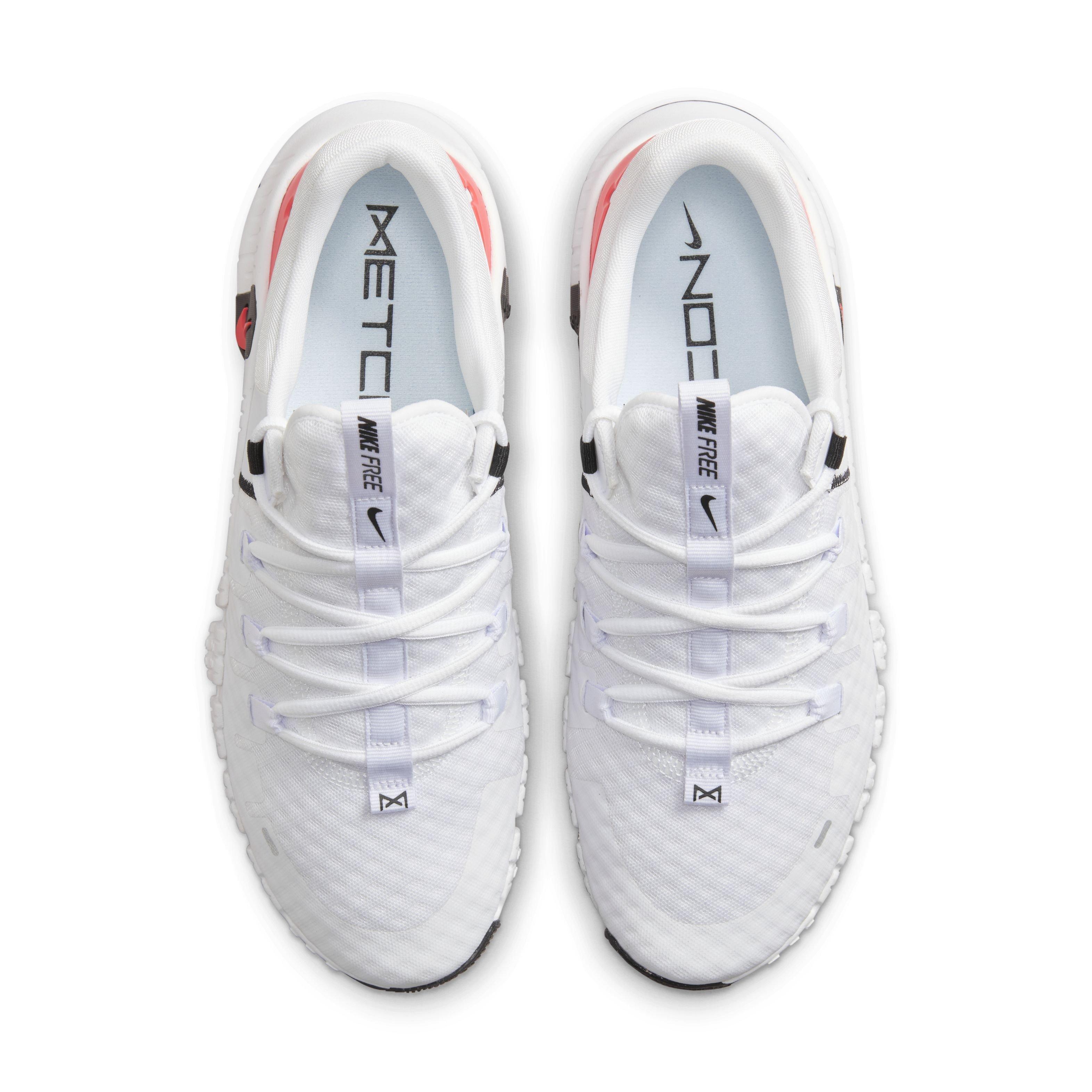 Nike Free Metcon 5 "White/Black/Bright Crimson" Men's Training Shoe - WHITE/BLACK/CRIMSON Thumbnail View 4