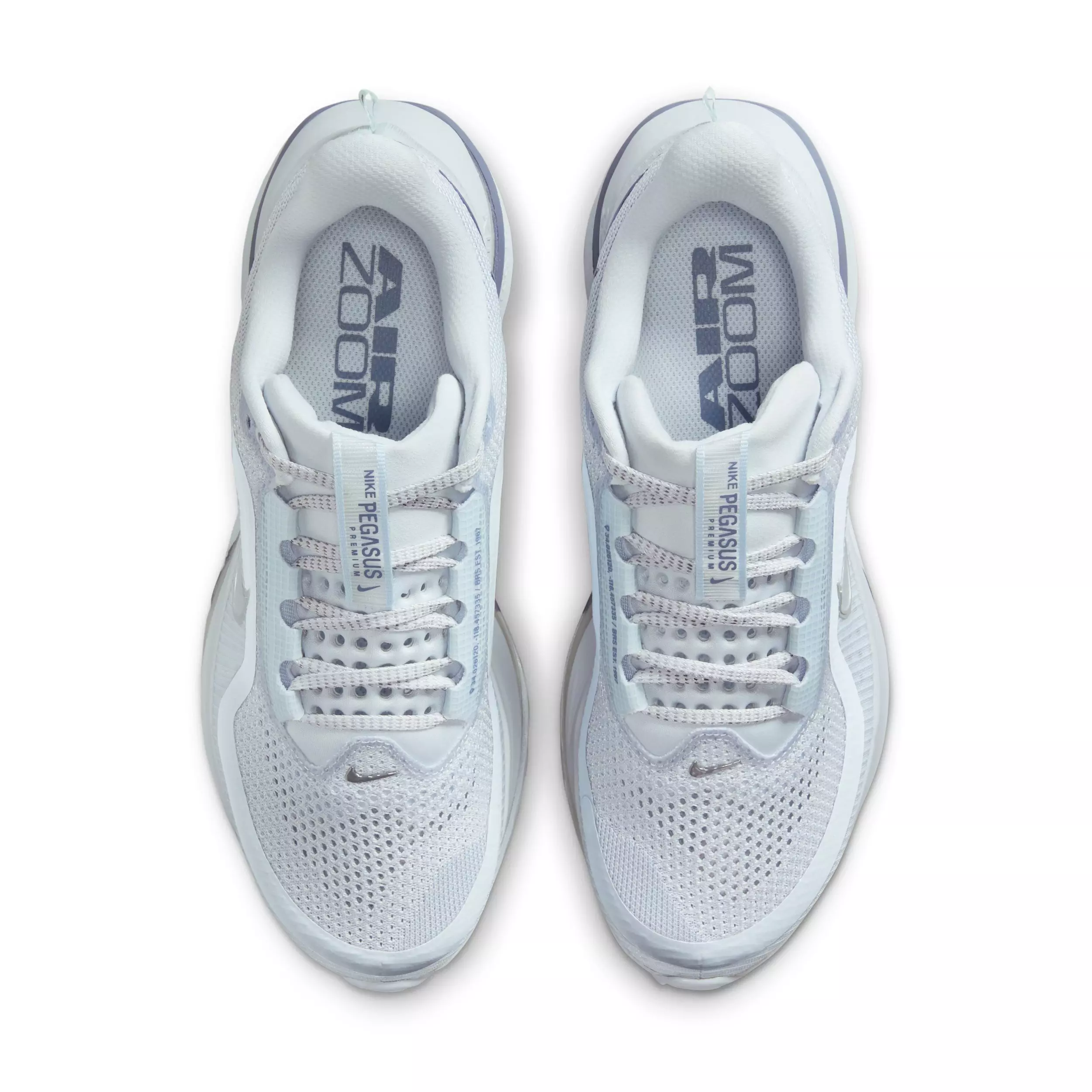 Nike Pegasus Premium "Football Grey/World Indigo/White/Metallic Platinum" Women's Running Shoe - GREY/INDIGO/WHITE/PLATINUM