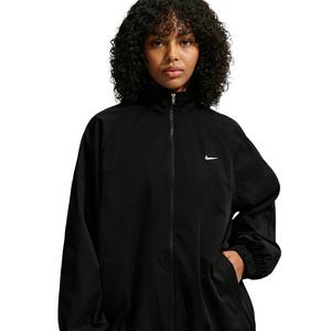 Nike Women's Sportswear Essentials Oversized Track Jacket - Black - BLACK