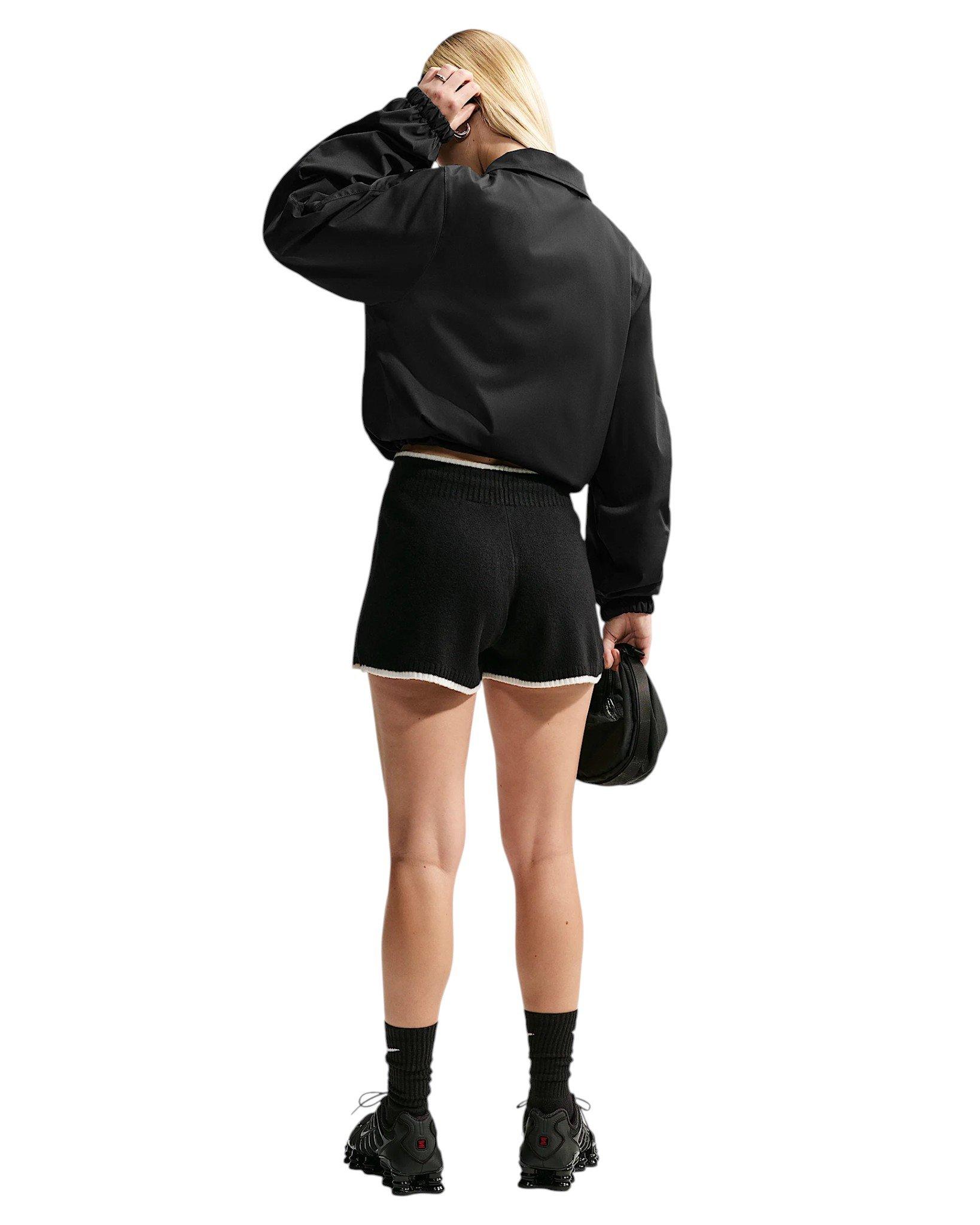 Nike Women's Sportswear Loose Coaches Jacket - Black/Off-White - BLACK/OFF-WHITE