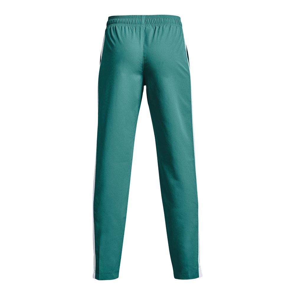 Under Armour Boys' Sportstyle Woven Pants-Teal - BLUE/WHITE Thumbnail View 2