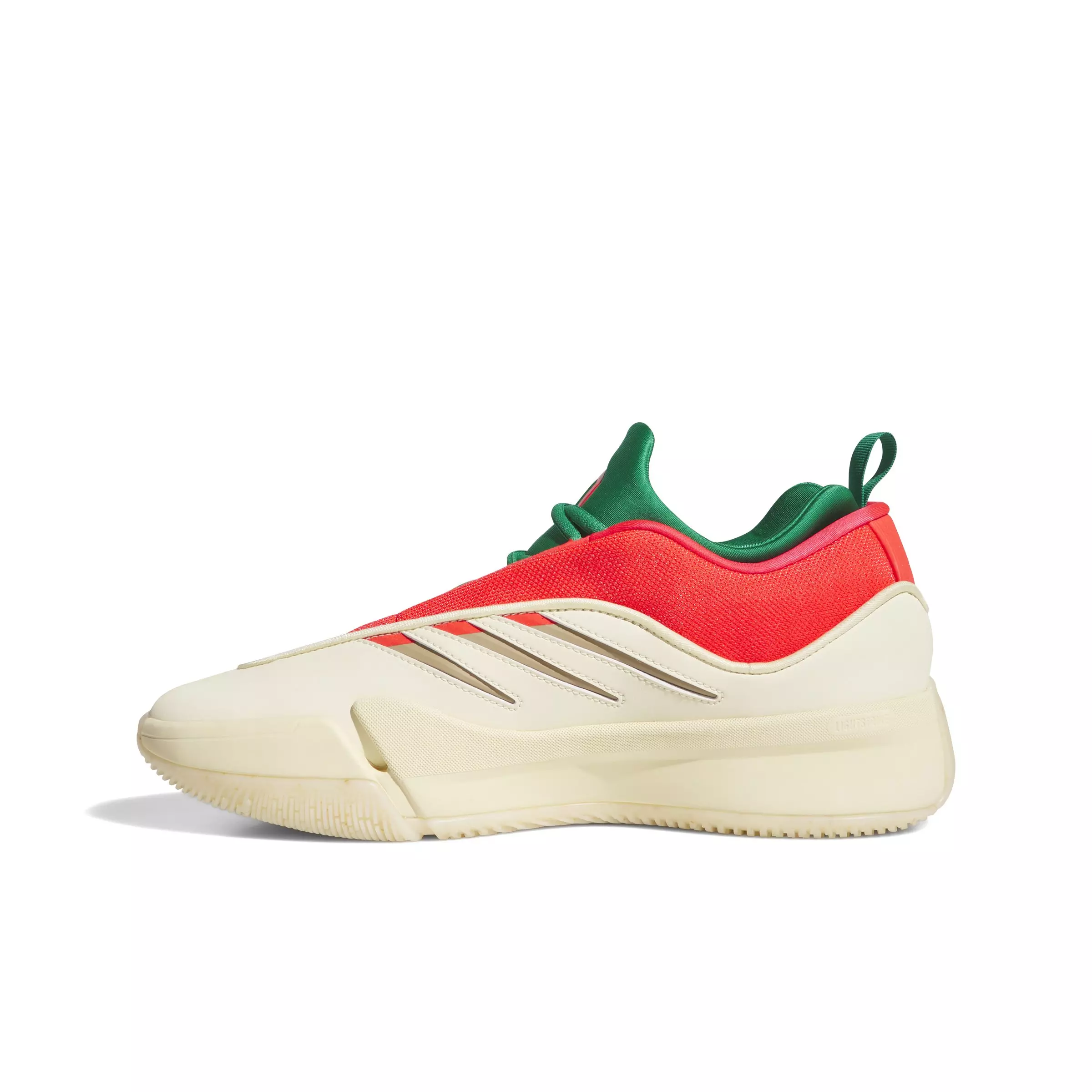 adidas Dame 9 "Warm Vanilla/Lucid Red/Warm Sandstone" Unisex Basketball Shoe - YELLOW