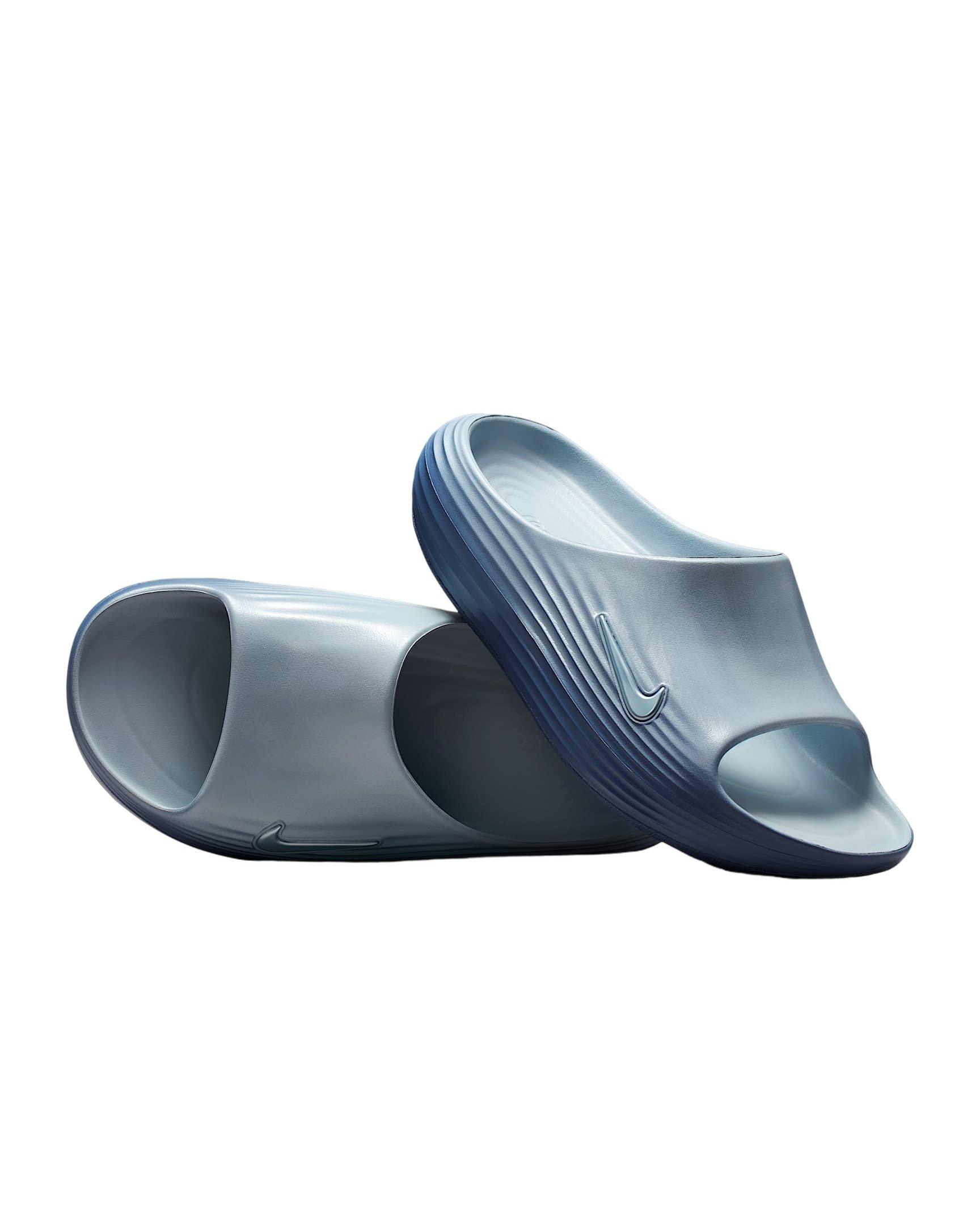 Nike ReactX Rejuven8 "Light Armory Blue/Sanded Purple/Light Armory Blue" Women's Slide - LT BLUE/PURPLE/LT BLUE Thumbnail View 3