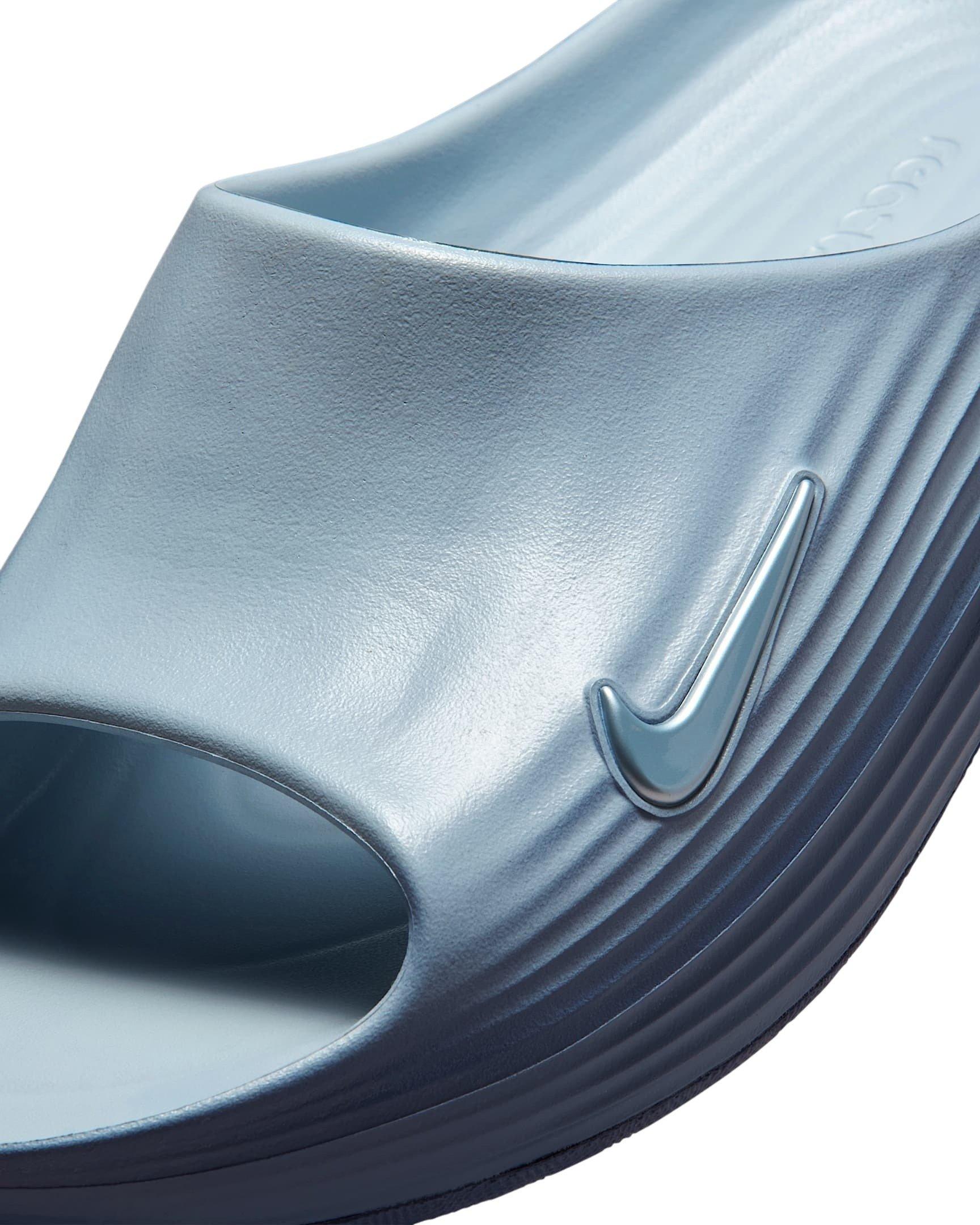 Nike ReactX Rejuven8 "Light Armory Blue/Sanded Purple/Light Armory Blue" Women's Slide - LT BLUE/PURPLE/LT BLUE Thumbnail View 6