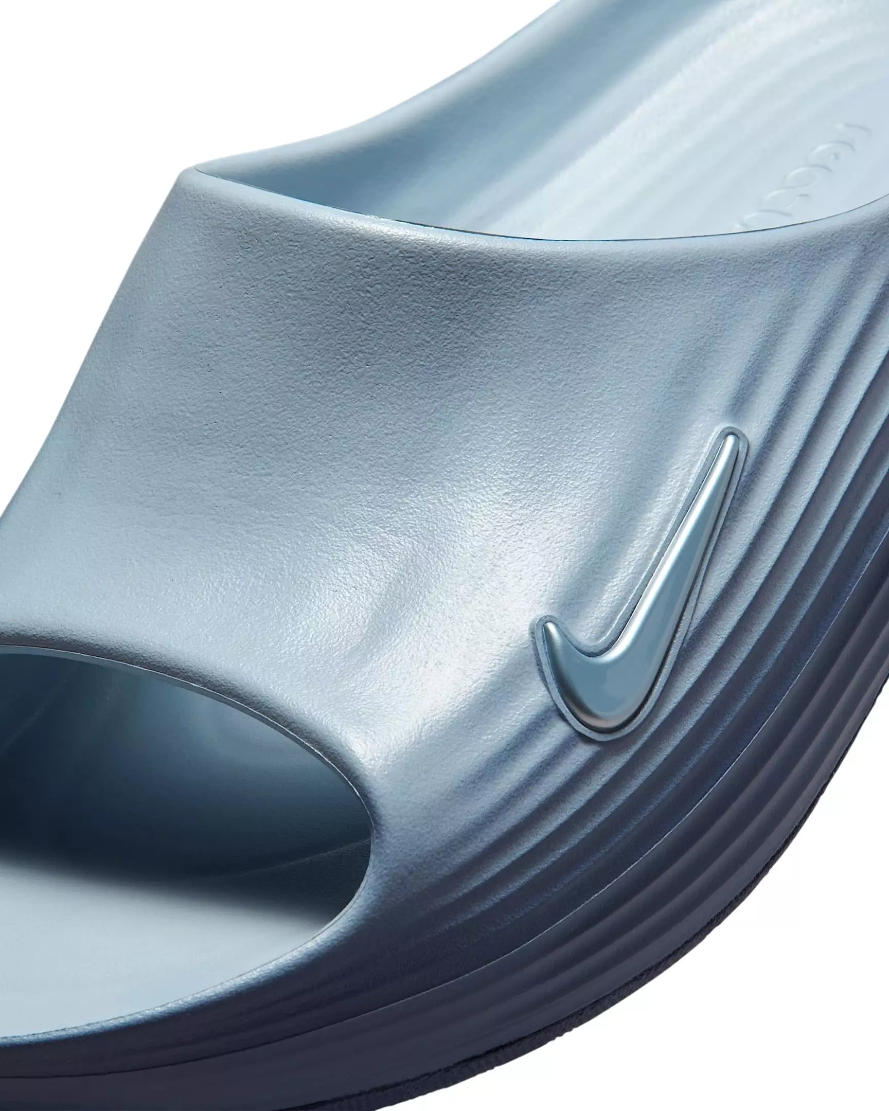 Nike ReactX Rejuven8 "Light Armory Blue/Sanded Purple/Light Armory Blue" Women's Slide - LT BLUE/PURPLE/LT BLUE