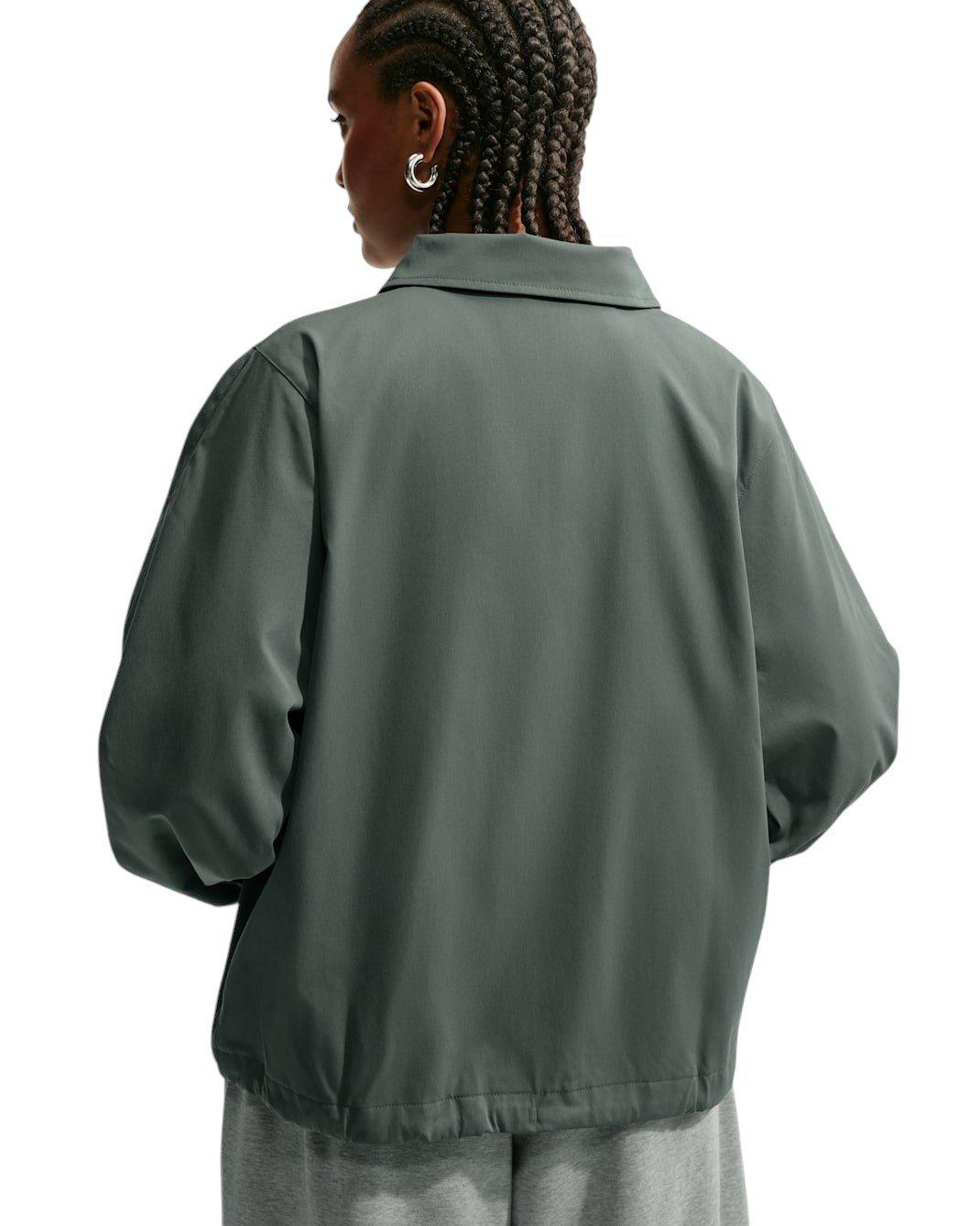 Nike Women's Sportswear Loose Coaches Jacket - Camo Green - CAMO GREEN