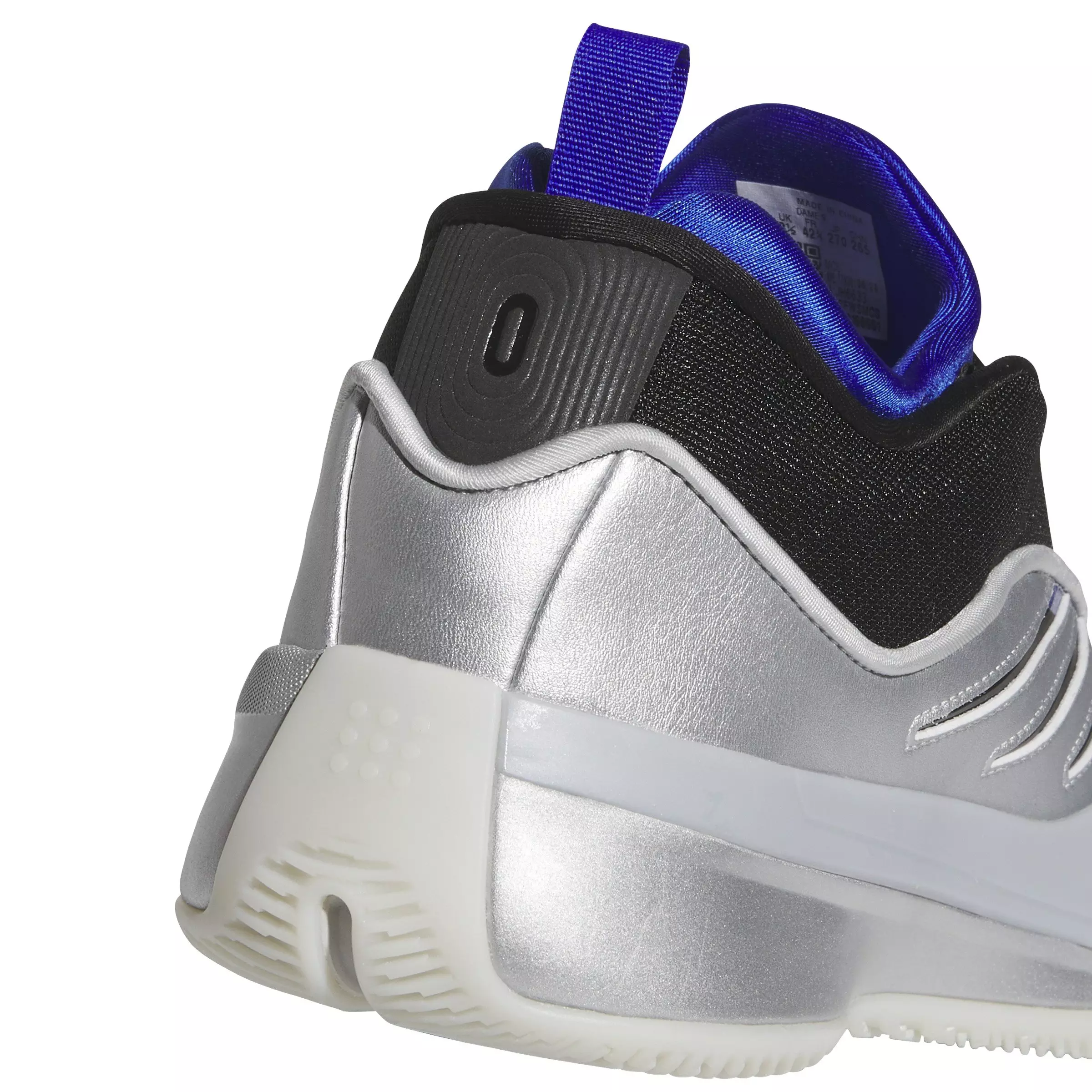 adidas Dame 9 "Silver Metallic/Core Black/Lucid Blue" Unisex Basketball Shoe - GREY